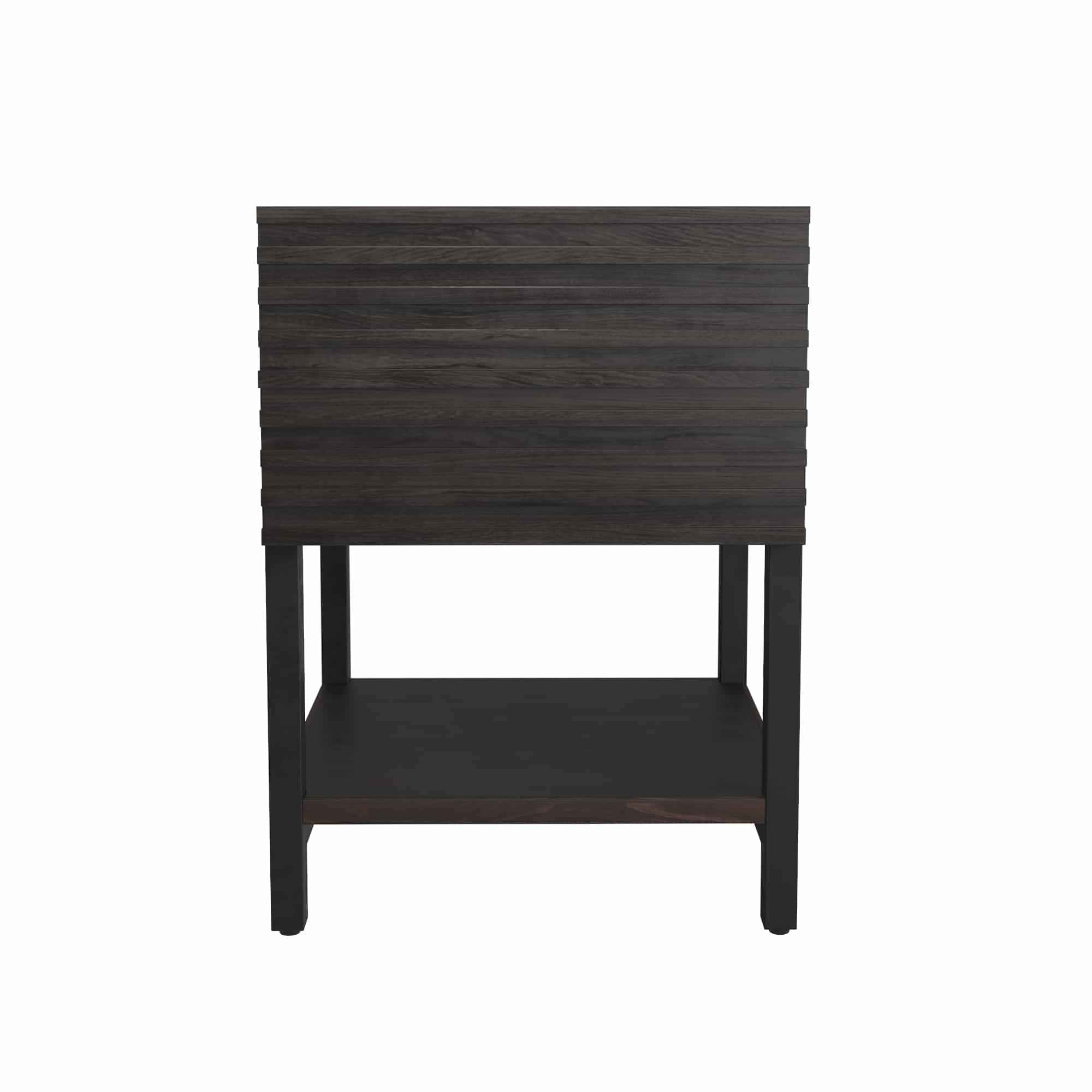 Native Trails Winemaker 24" Freestanding Reclaimed Wood Vanity Base in Charred Oak, VNM248