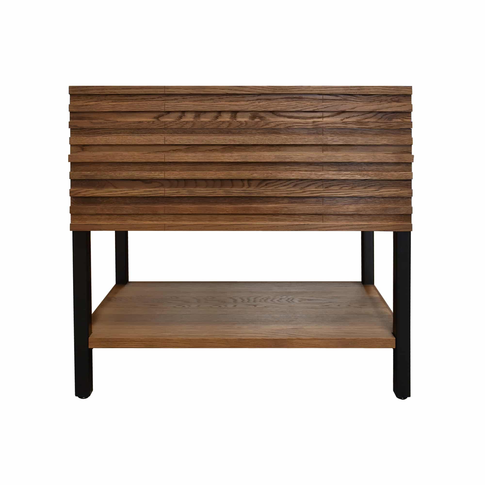 Native Trails Winemaker 36" Freestanding Reclaimed Wood Vanity Base in Cask Oak, VNM361 Product Image