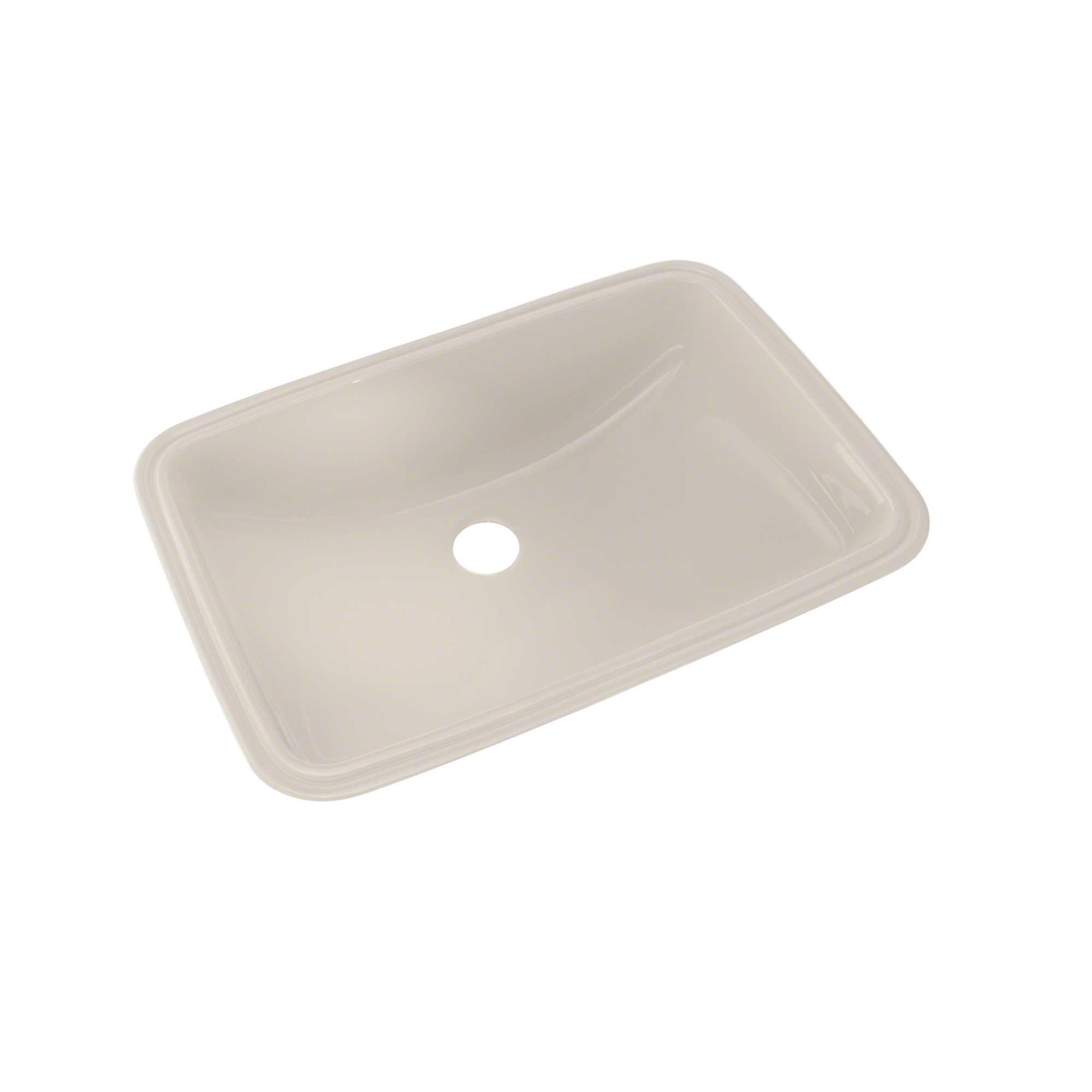 Alternate Image for TOTO 19" x 12-3/8" Rectangular Undermount Bathroom Sink with CEFIONTECT, Sedona Beige, Vitreous China, LT542G#12