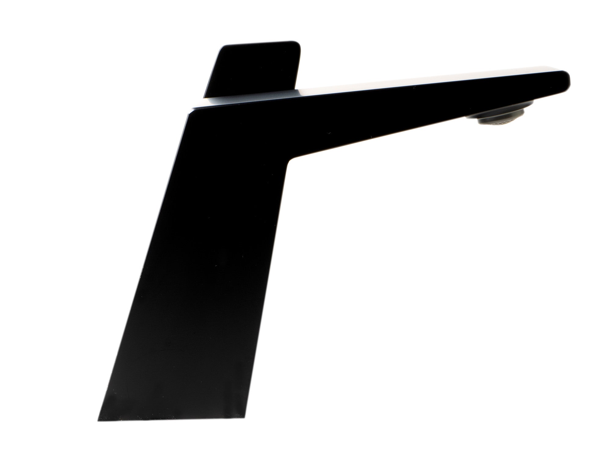 Alternate Image for ALFI brand 1.2 GPM Lever Straight Spout Bathroom Faucet, Modern, Black Matte, AB1470-BM