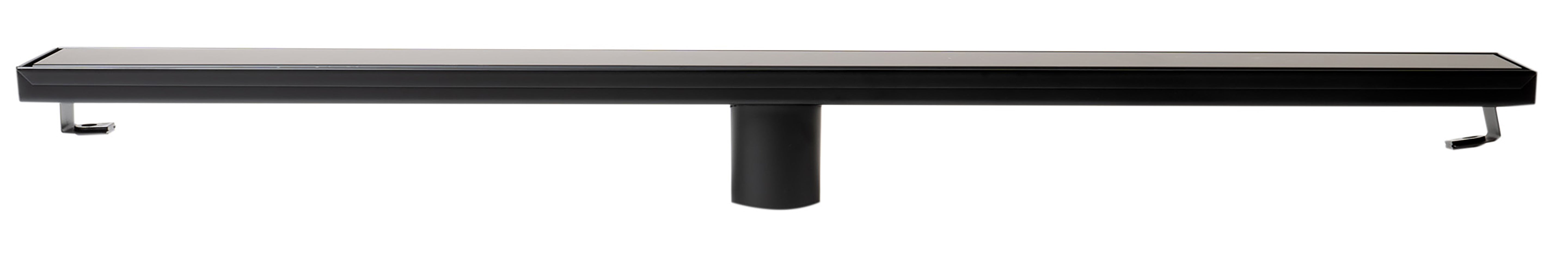 Alternate Image for ALFI brand ABLD32B-BM 32" Black Matte Stainless Steel Linear Shower Drain with Solid Cover