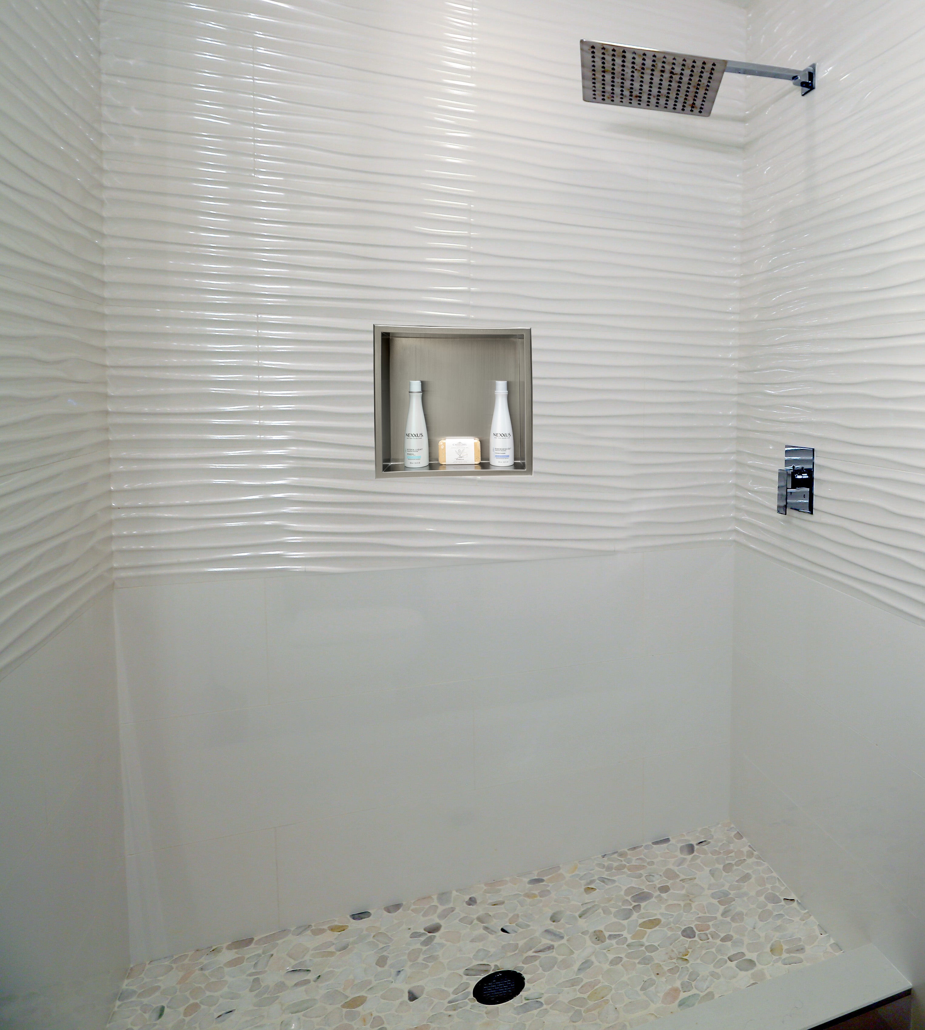 Alternate Image for ALFI brand ABN1616-BSS 16 x 16 Brushed Stainless Steel Square Single Shelf Bath Shower Niche, 20 Gauge