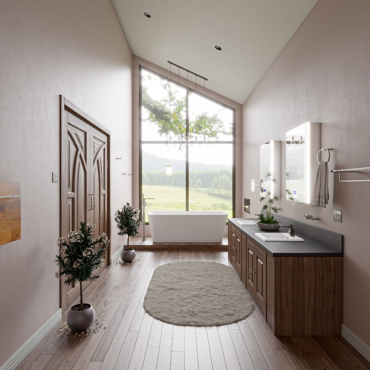 Alternate Image for ALFI brand 16.38" x 16.13" Square Drop In Porcelain Bathroom Sink, White, 1 Faucet Hole, ABC801