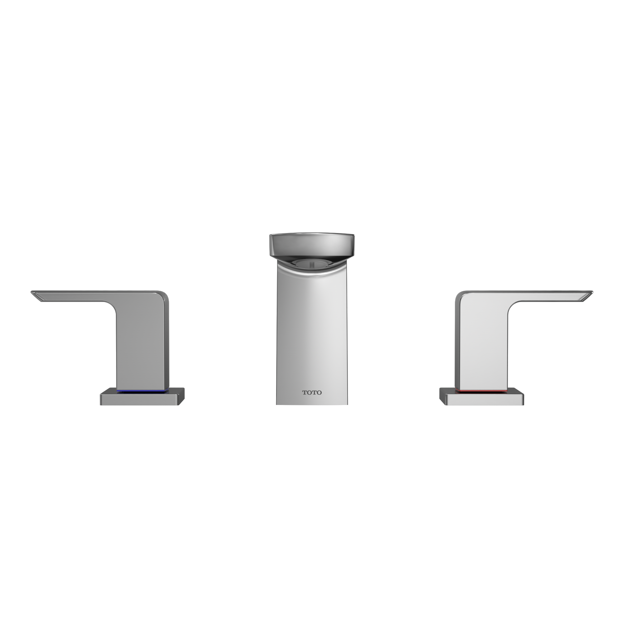 TOTO GR Two-Handle Deck-Mount Roman Tub Filler Trim, Polished Chrome, Brass, TBG02201U#CP