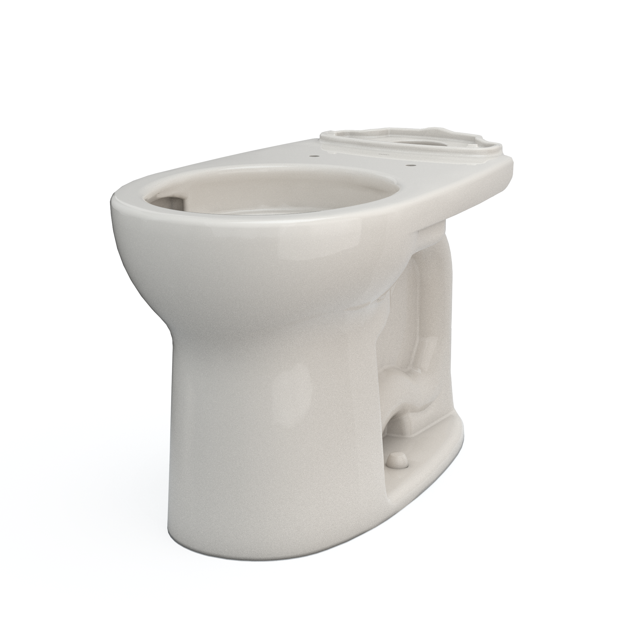 Alternate Image for TOTO Drake Round TORNADO FLUSH Toilet Bowl with CEFIONTECT, Sedona Beige, Vitreous China, C775CEFG#12