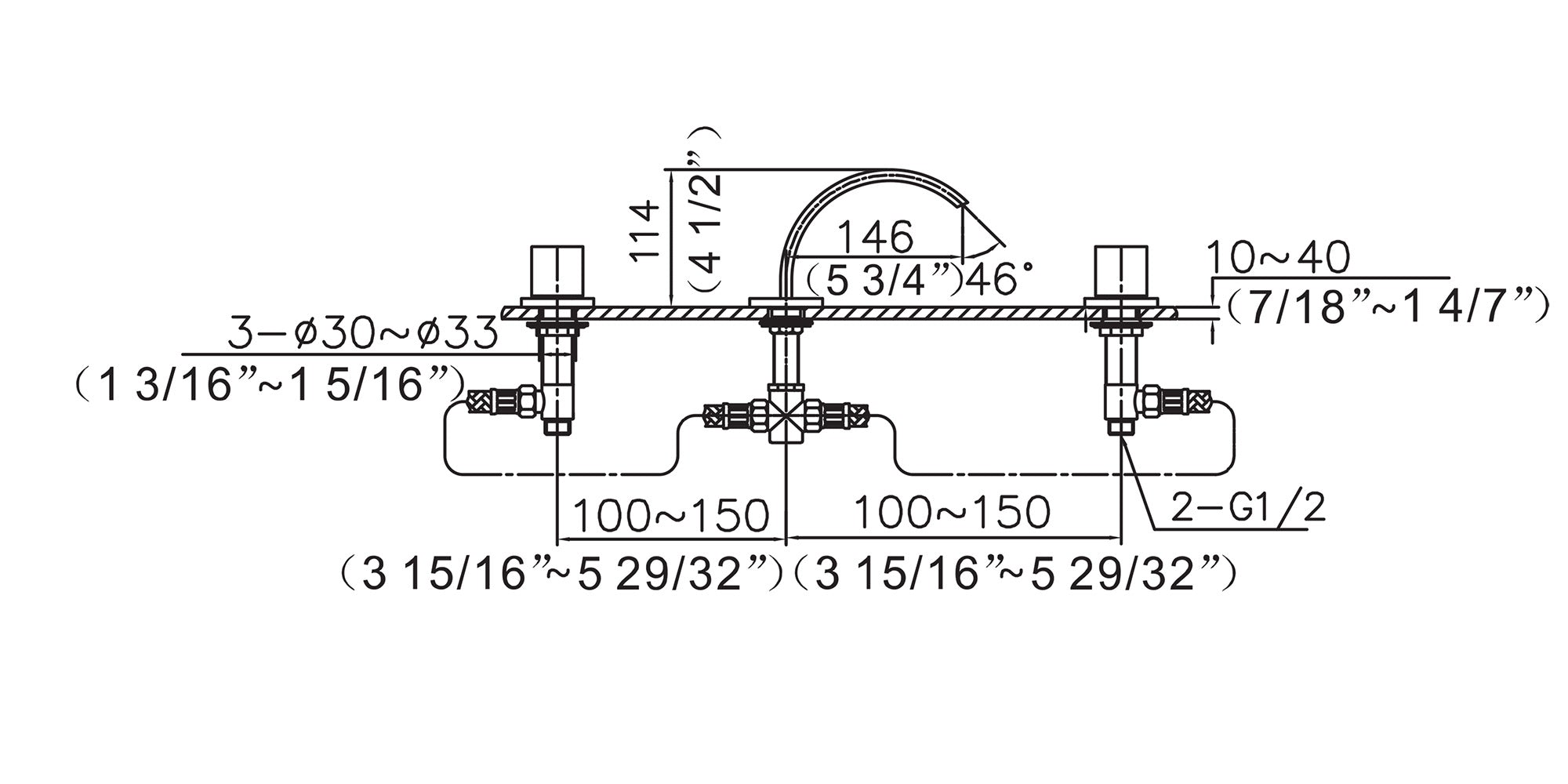 Alternative View of ALFI brand 1.2 GPM Cube Curved Spout Bathroom Faucet, Modern, Black Matte, AB1326-BM