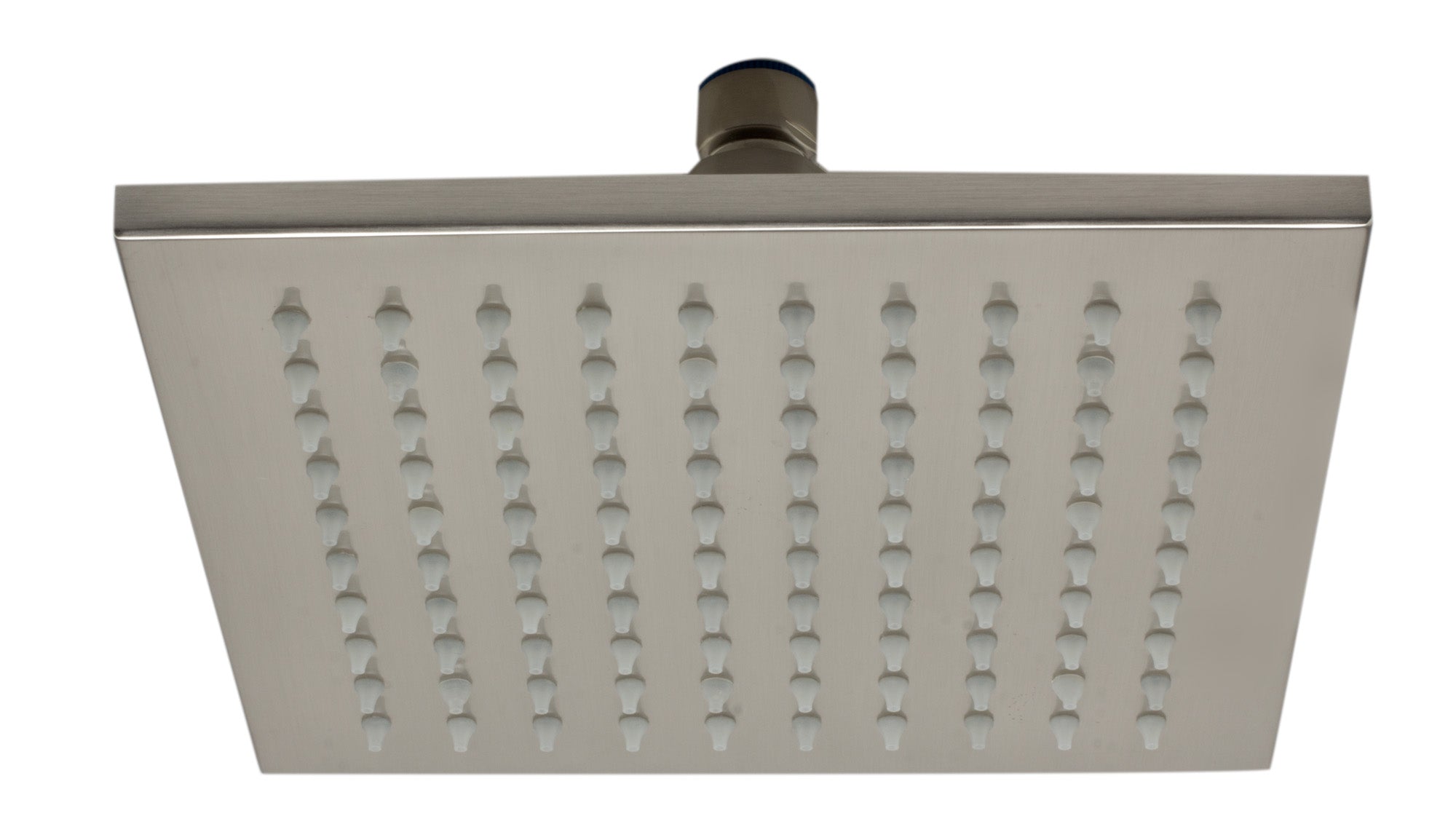 ALFI brand LED8S-BN Brushed Nickel 8" Square Multi Color LED Rain Shower Head, Brass