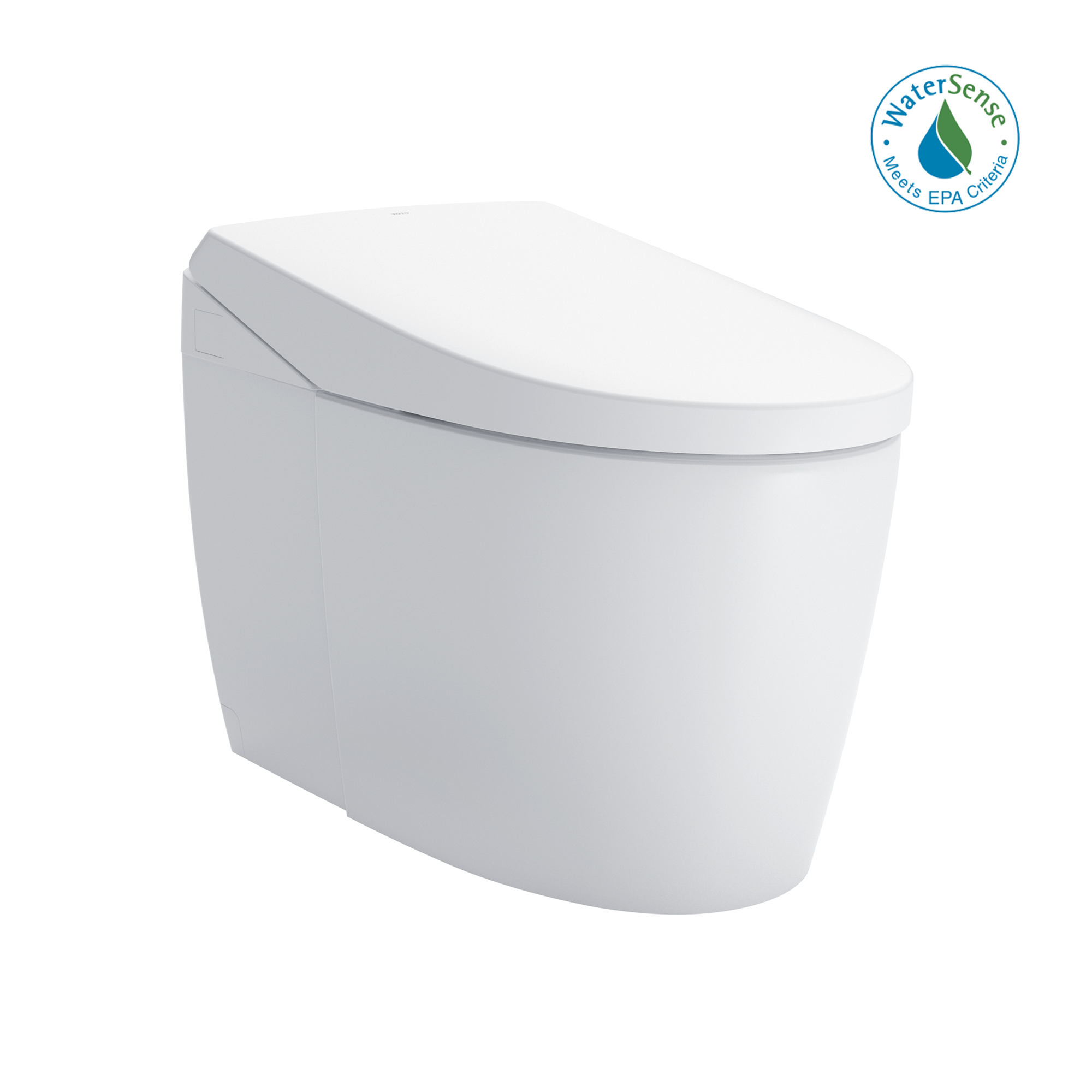 Alternate Image for Toto NEOREST AS Dual Flush 1.0 or 0.8 GPF Toilet with Integrated Bidet Seat and EWATER+, Cotton White, Vitreous China|Plastic, MS8551CUMFG#01