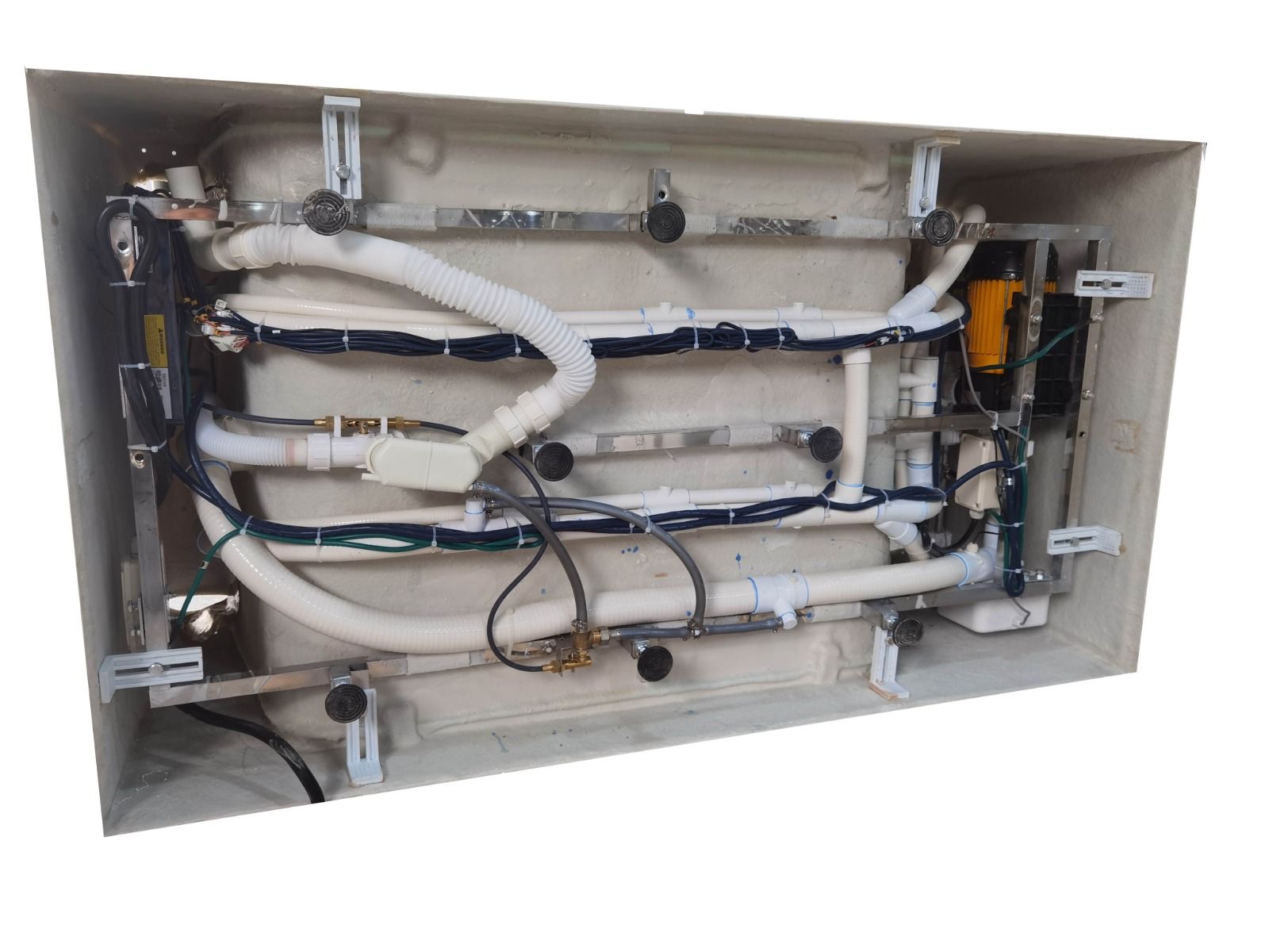 Alternate Image for Eago 59" Acrylic Free Standing Rectangle Bathtub, White, AM152ETL-5