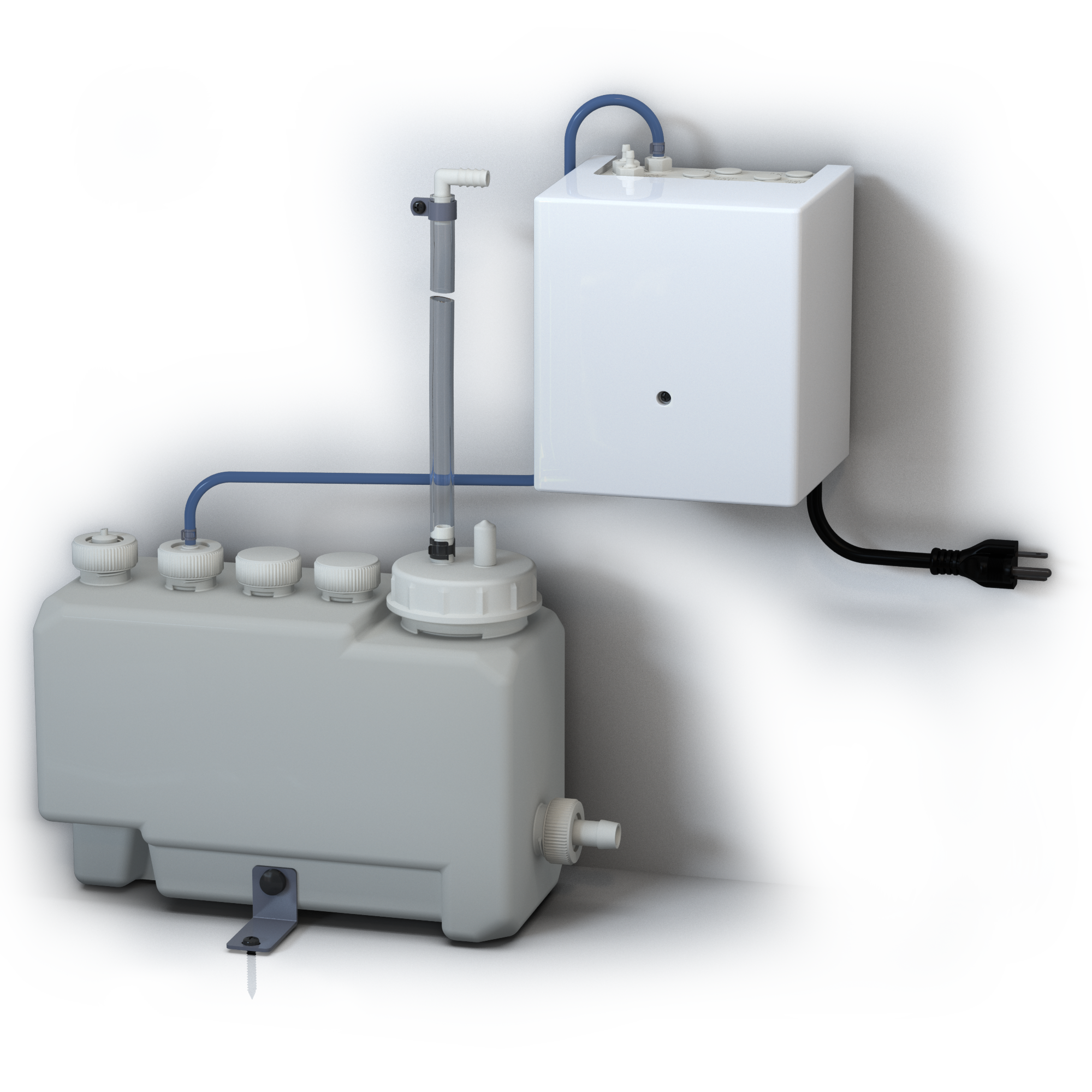 Alternate Image for TOTO Touchless Auto Sensor Soap Dispenser Controller with 3 Liter Reservoir Tank and 3 Spouts, Chrome- Plastic|Brass, Polished Chrome, TES203AA#CP