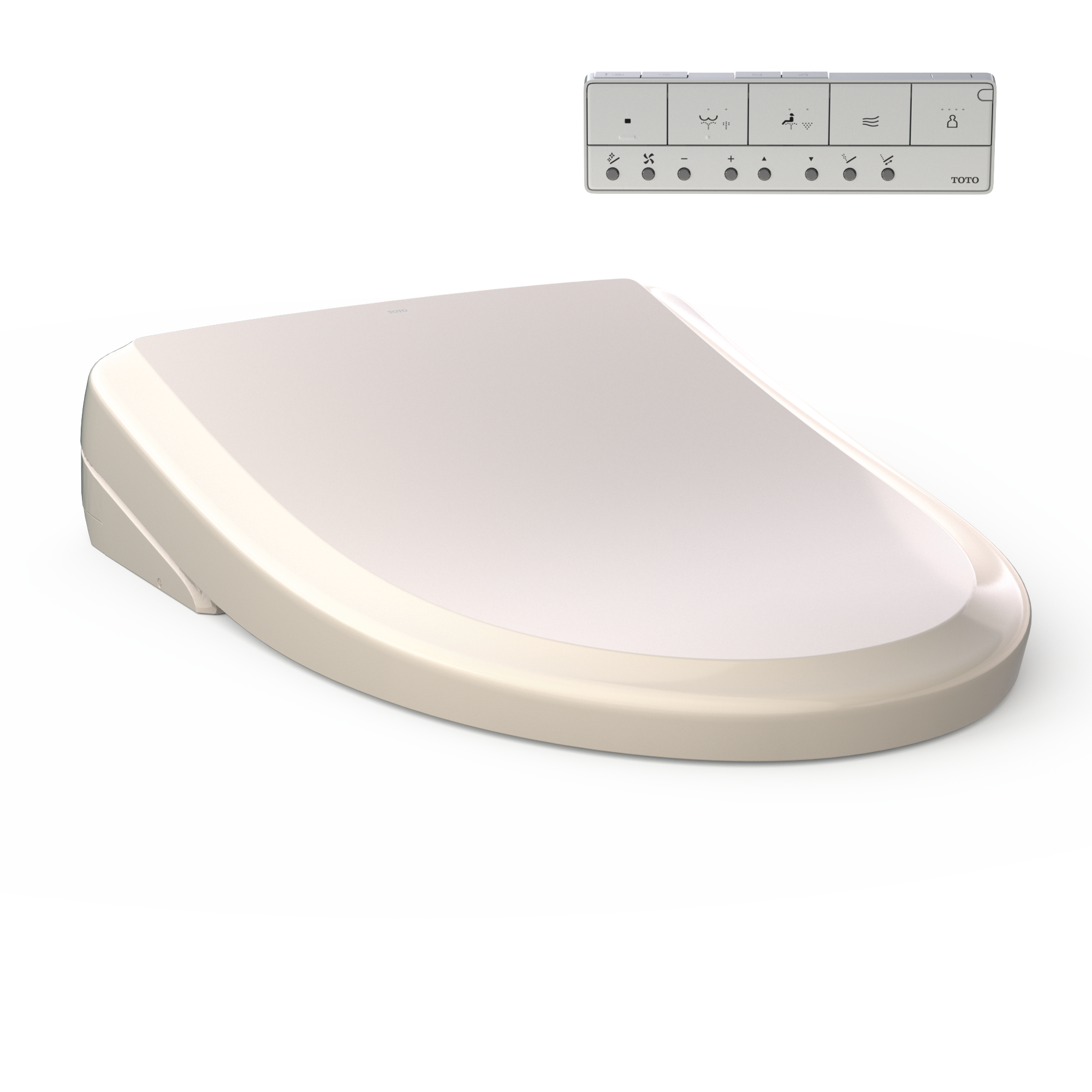 TOTO S7A WASHLET Electronic Bidet Toilet Seat with EWATER+ Bowl and Wand Cleaning and Auto Open and Close Classic Lid, Elongated, Sedona Beige, Plastic, SW4734#12