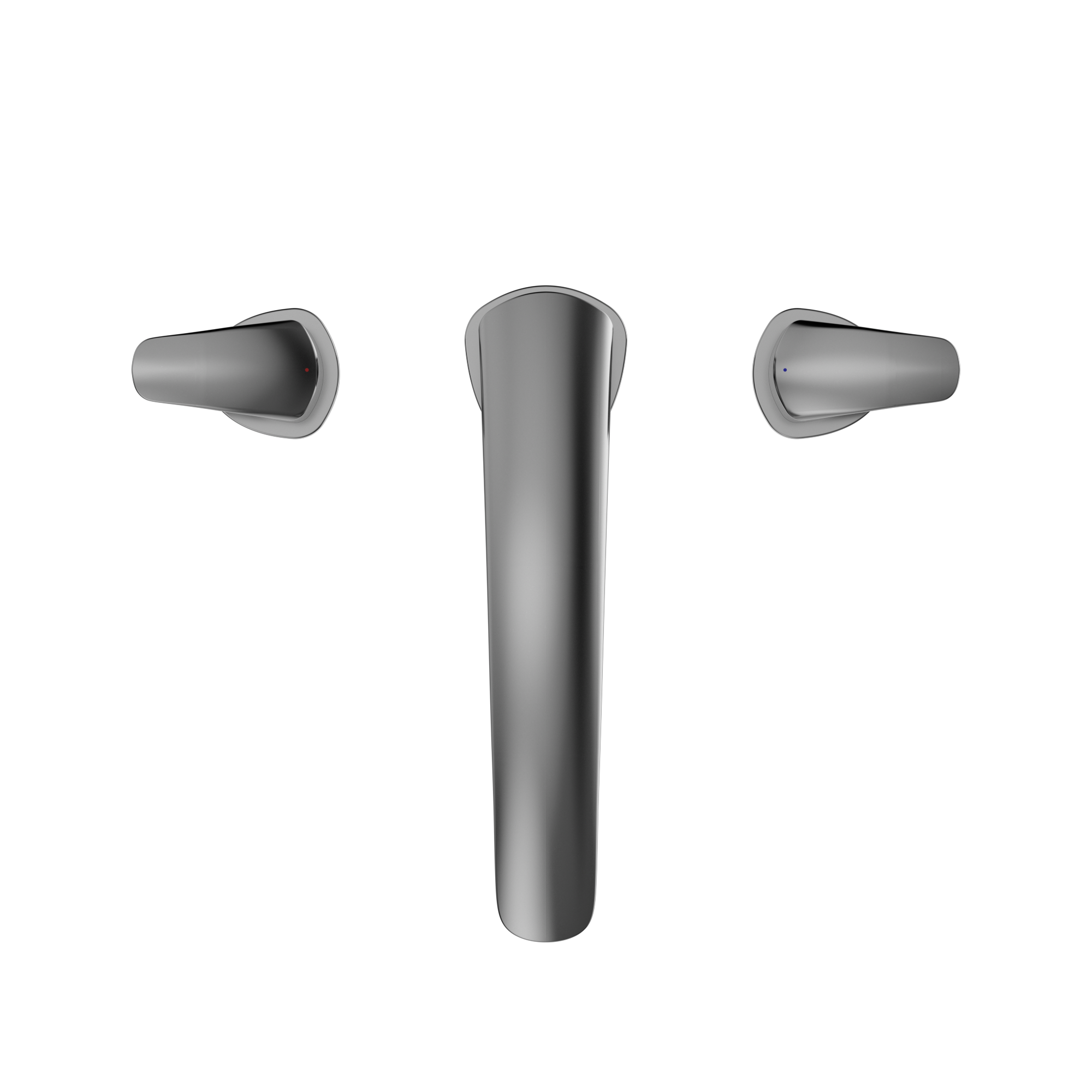 Alternate Image for TOTO GM Two-Handle Deck-Mount Roman Tub Filler Trim, Polished Chrome, Brass, TBG09201U#CP