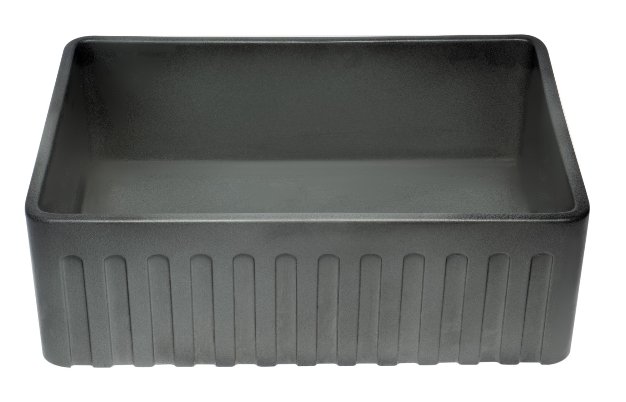 Alternate Image for ALFI brand 30" Fireclay Farmhouse Sink, Concrete, ABCO3020SB