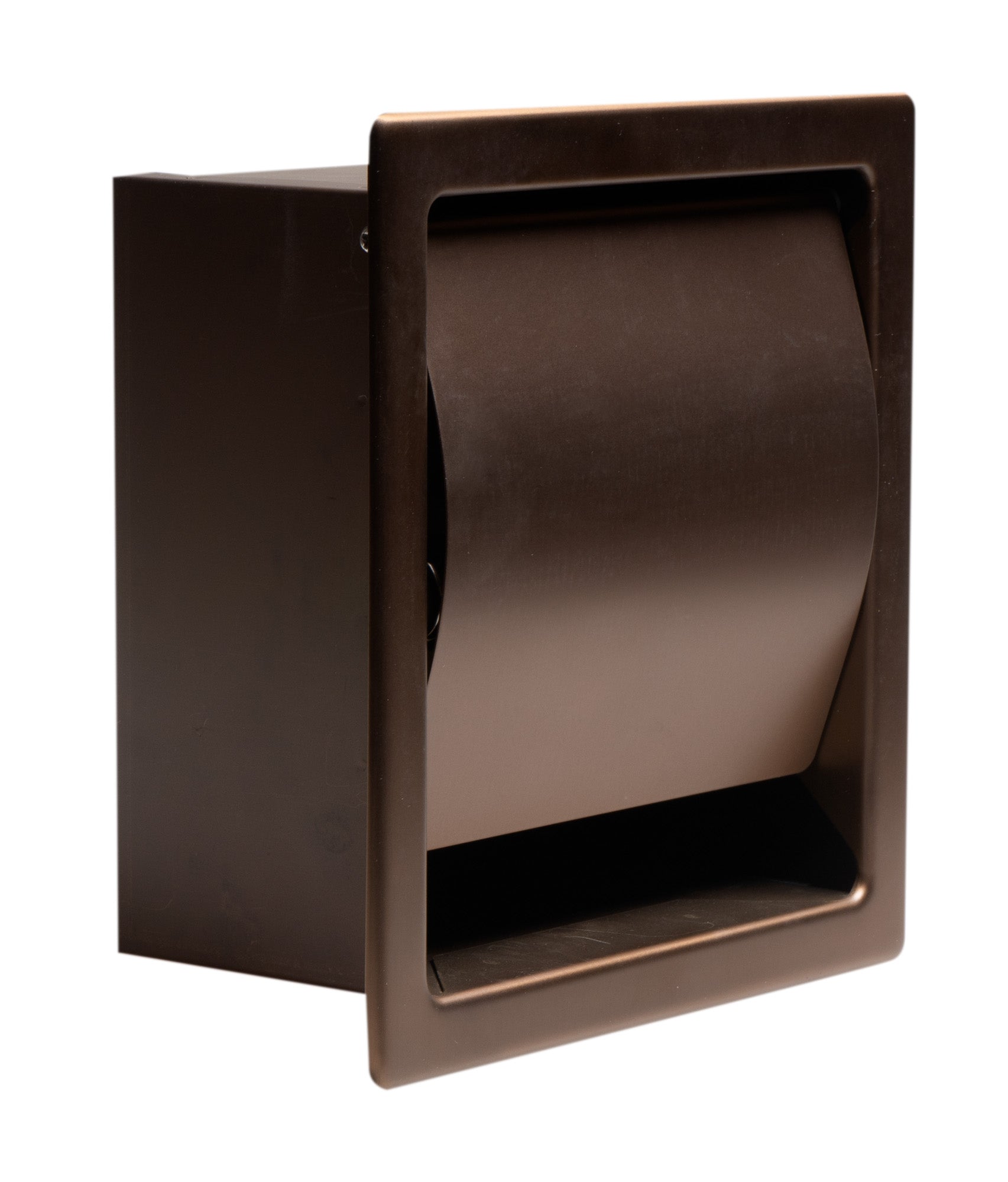 Alternate Image for ALFI brand ABTPP77-BC PVD Brushed Copper Stainless Steel Recessed Toilet Paper Holder with Cover