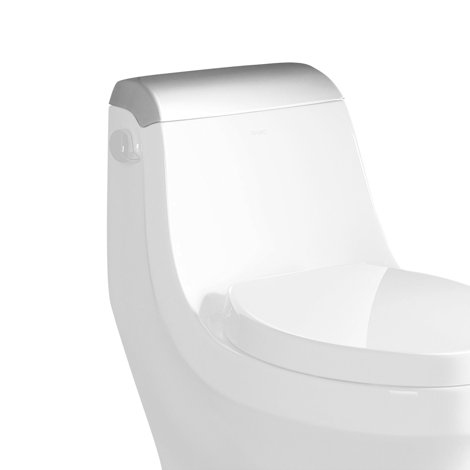 EAGO R-133LID Replacement Ceramic Toilet Lid for TB133, Porcelain, White