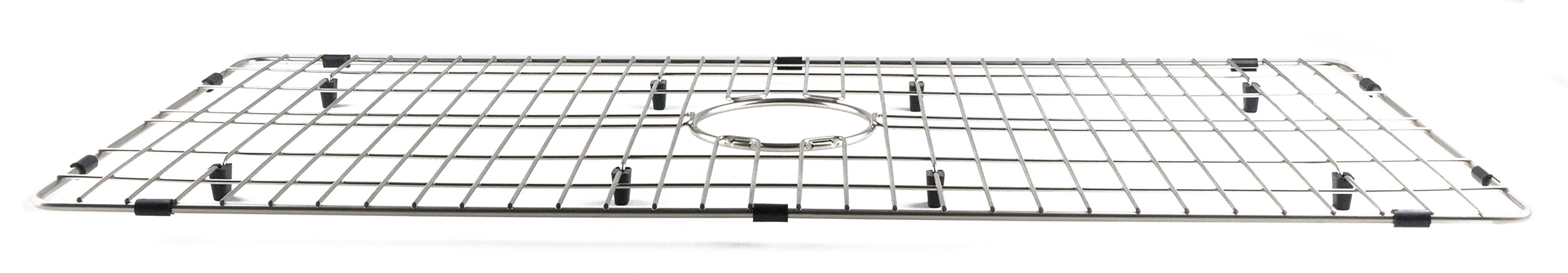 Alternate Image for ALFI brand Grey, ABGR36 Solid Stainless Steel Kitchen Sink Grid for ABF3618 Sink