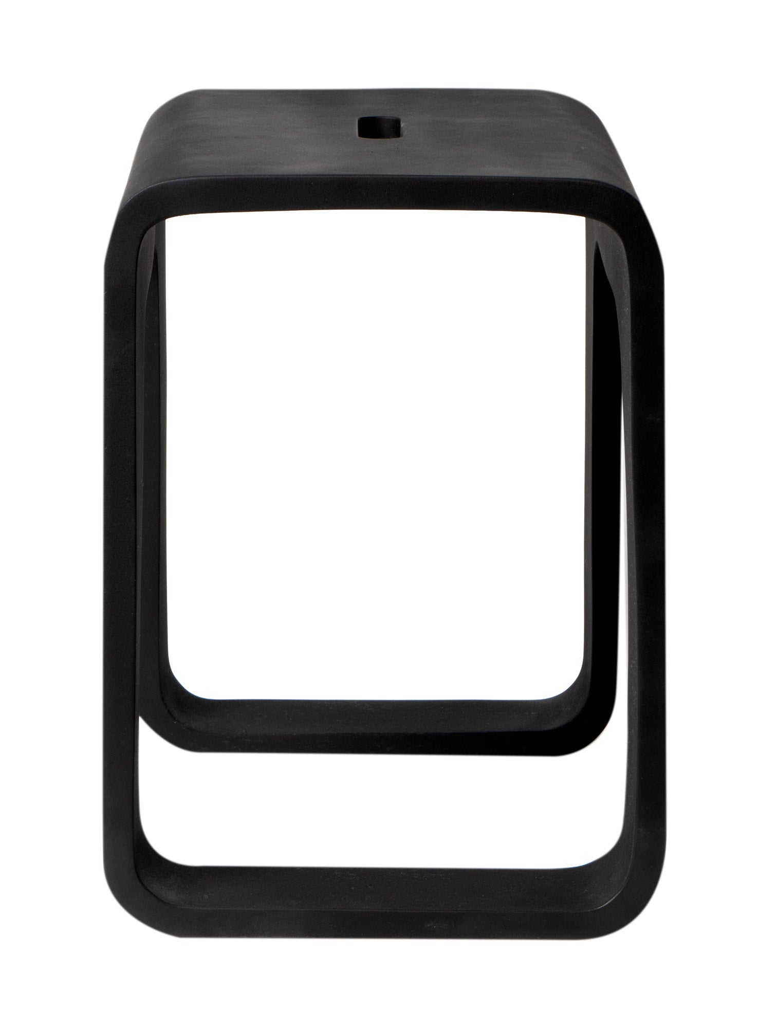 Alternate Image for ALFI brand ABST99BM Black Matte Solid Surface Resin Bathroom / Shower Stool