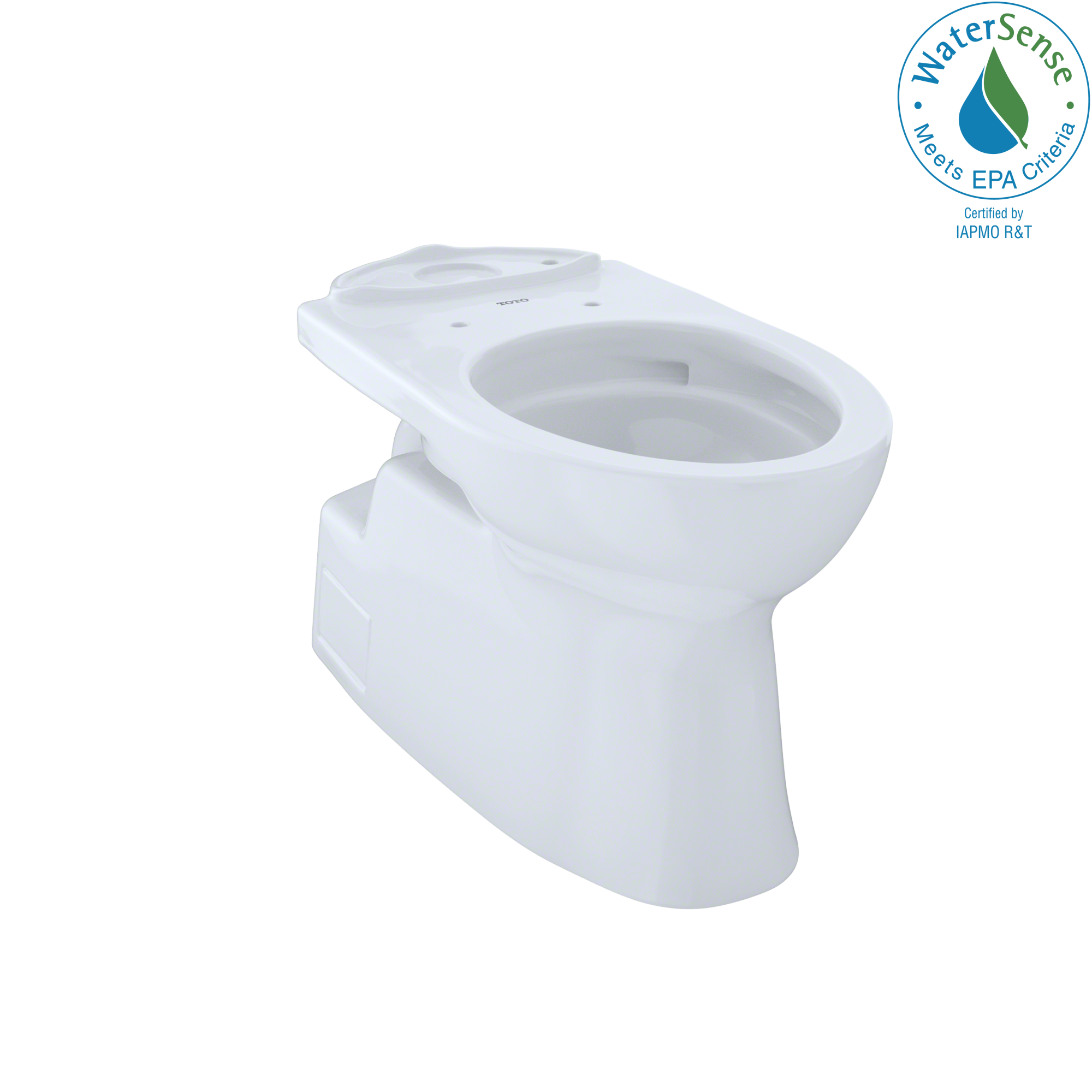 TOTO Vespin II Universal Height Elongated Skirted Toilet Bowl with CEFIONTECT, Cotton White, Vitreous China, CT474CUFG#01