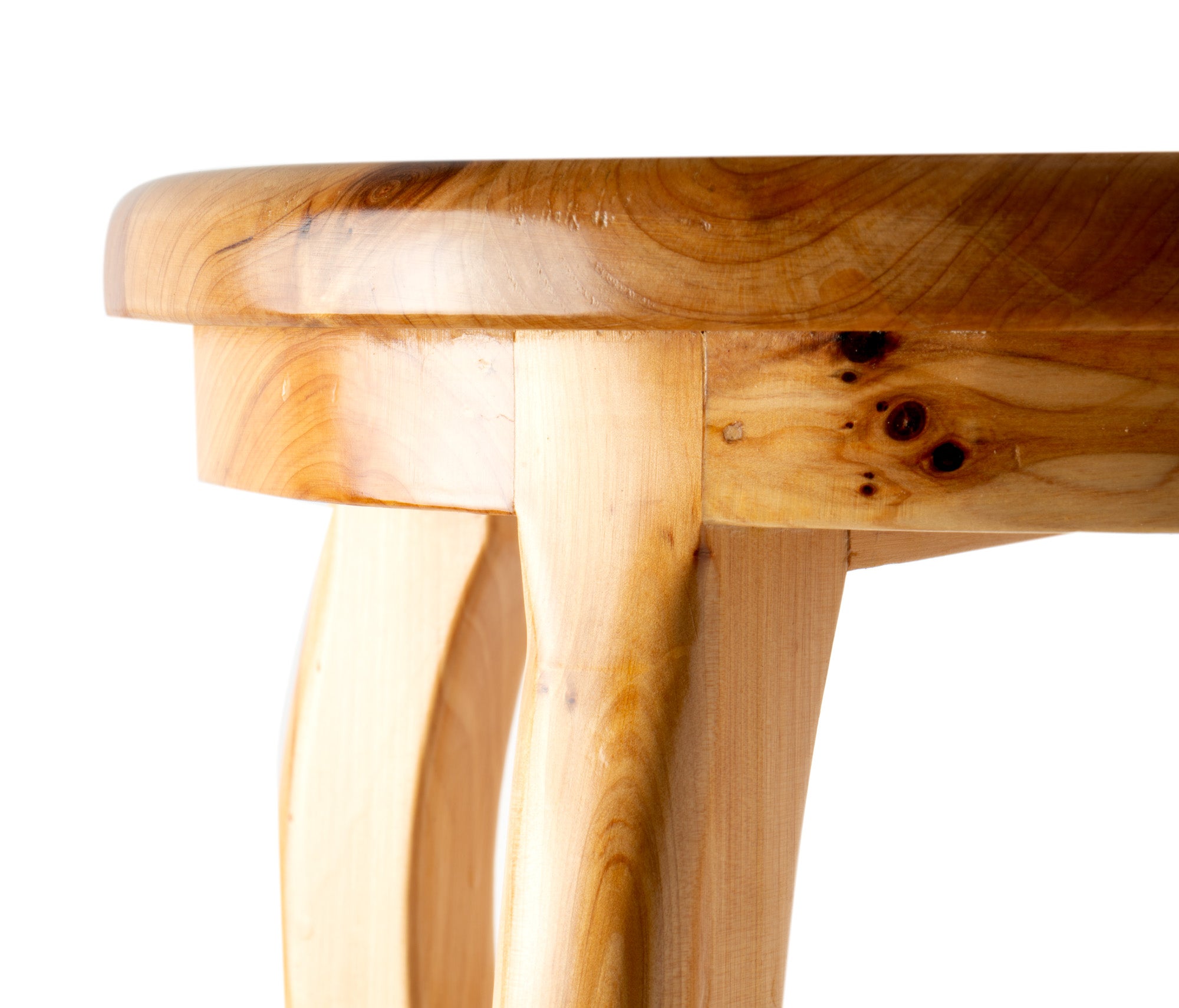 Alternate Image for ALFI brand AB4406 11" Cedar Wood Round Stool Multi-Purpose Accessory, Natural Wood
