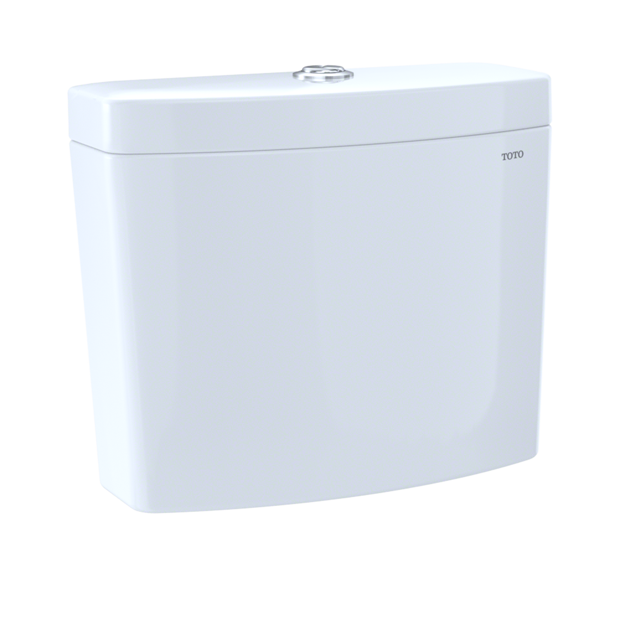 TOTO Aquia IV Dual Flush 1.28 and 0.9 GPF Toilet Tank Only with WASHLET+ Auto Flush Compatibility, Cotton White, Vitreous China, ST446EMNA#01