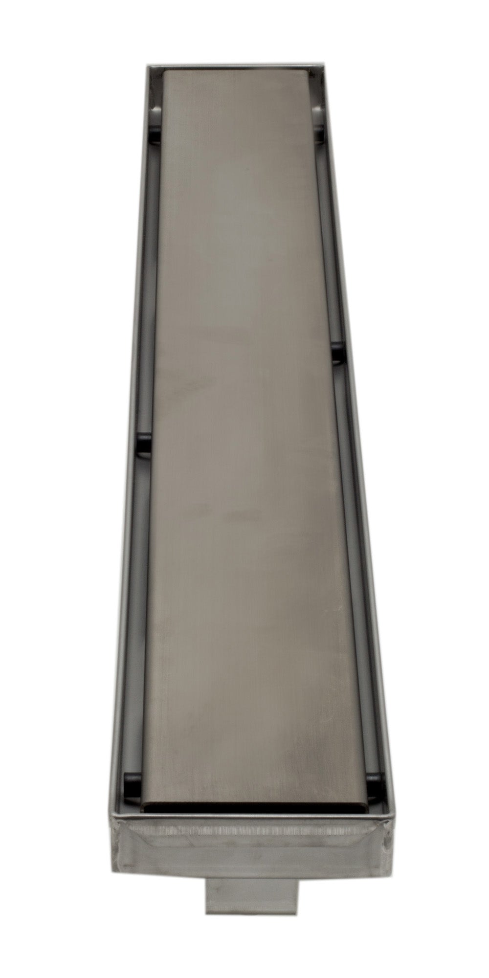 Alternate Image for ALFI brand ABLD24B-BSS 24" Modern Brushed Stainless Steel Linear Shower Drain with Solid Cover