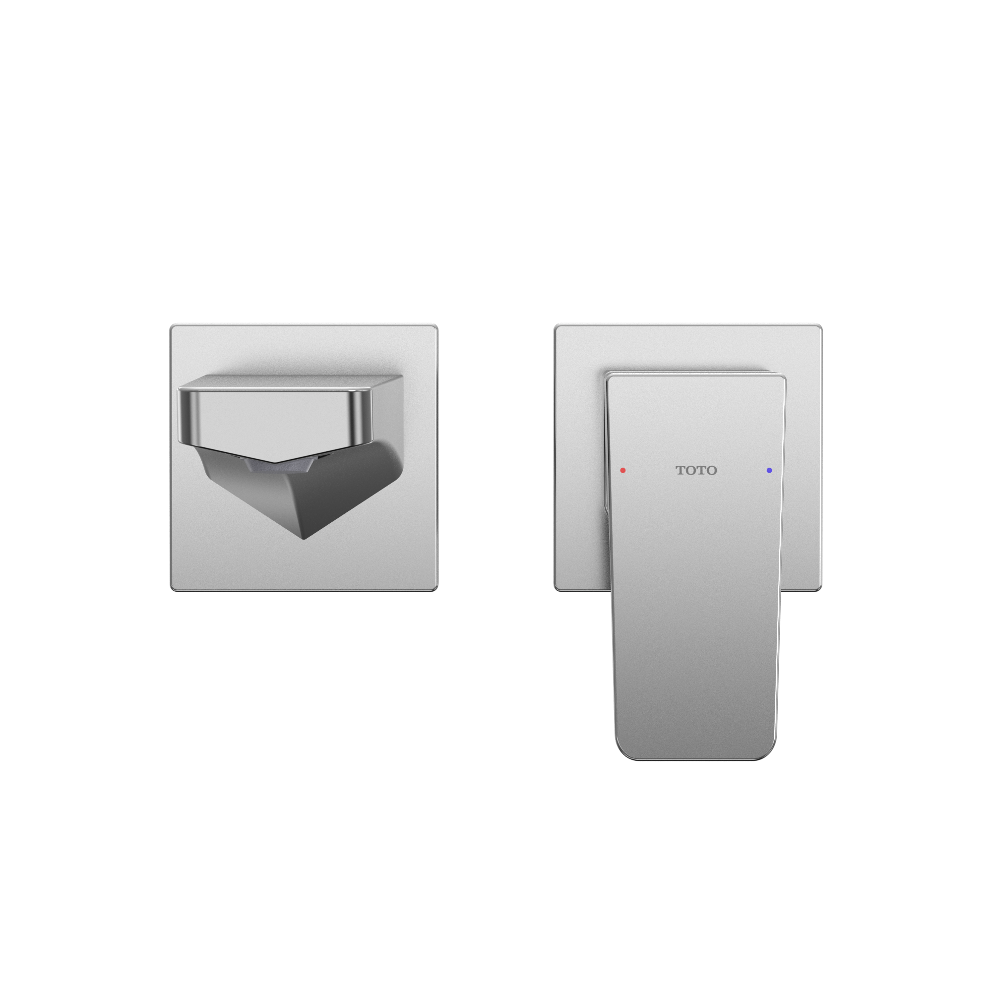 TOTO GE 1.2 GPM Wall-Mount Single-Handle Bathroom Faucet with COMFORT GLIDE Technology, Polished Chrome, Brass, TLG07307U#CP