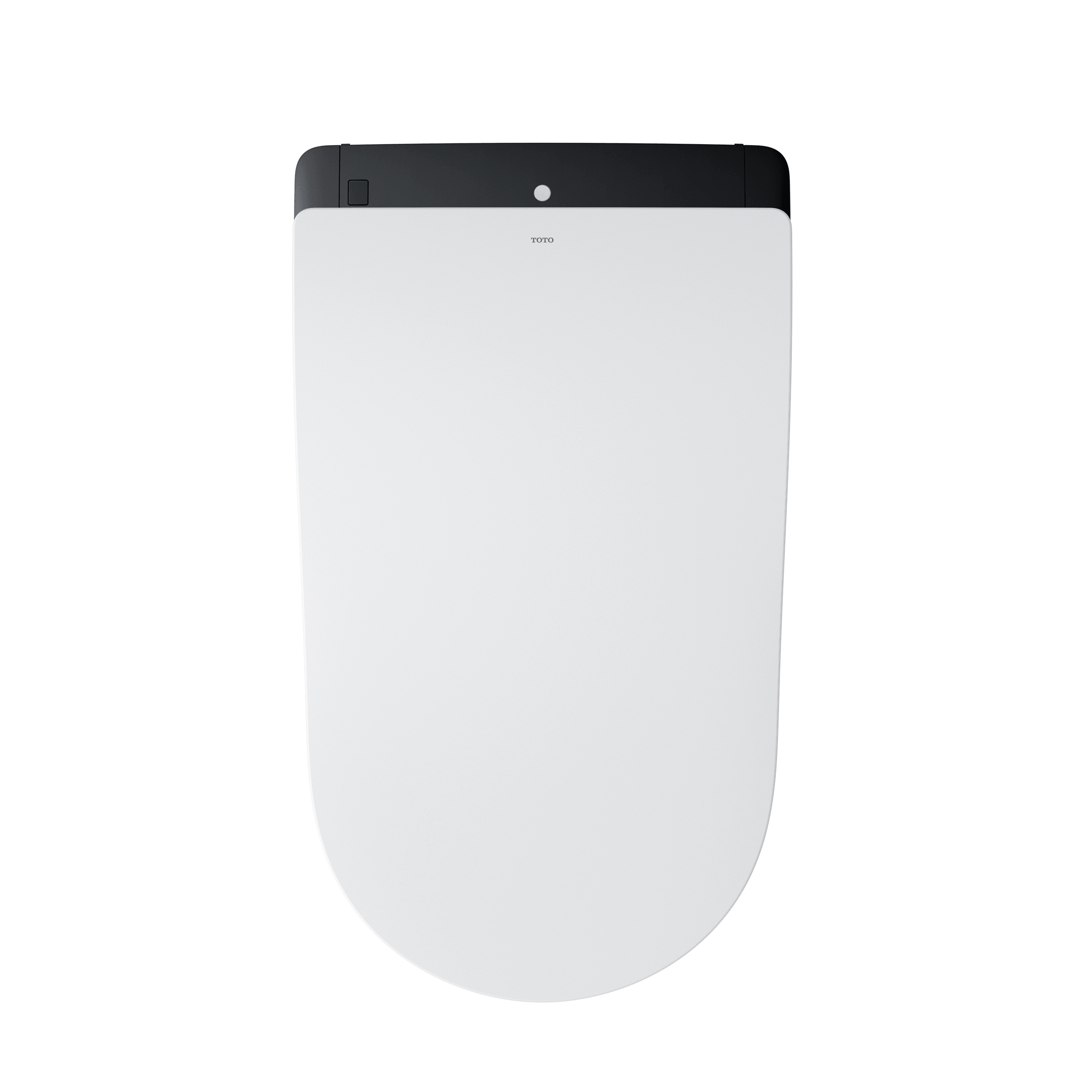 Alternate Image for TOTO NEOREST LS Dual Flush 1.0 or 0.8 GF Integrated Bidet Toilet, Cotton White with Black Trim, Vitreous China and Plastic, MS8732CUMFG#01B