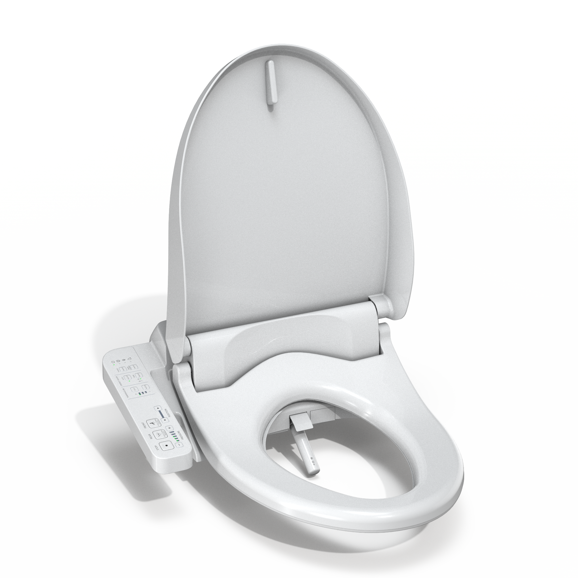Alternate Image for TOTO WASHLET A2 Electronic Bidet Toilet Seat with Heated Seat and SoftClose Lid, Elongated, Cotton White, Plastic, SW3004#01