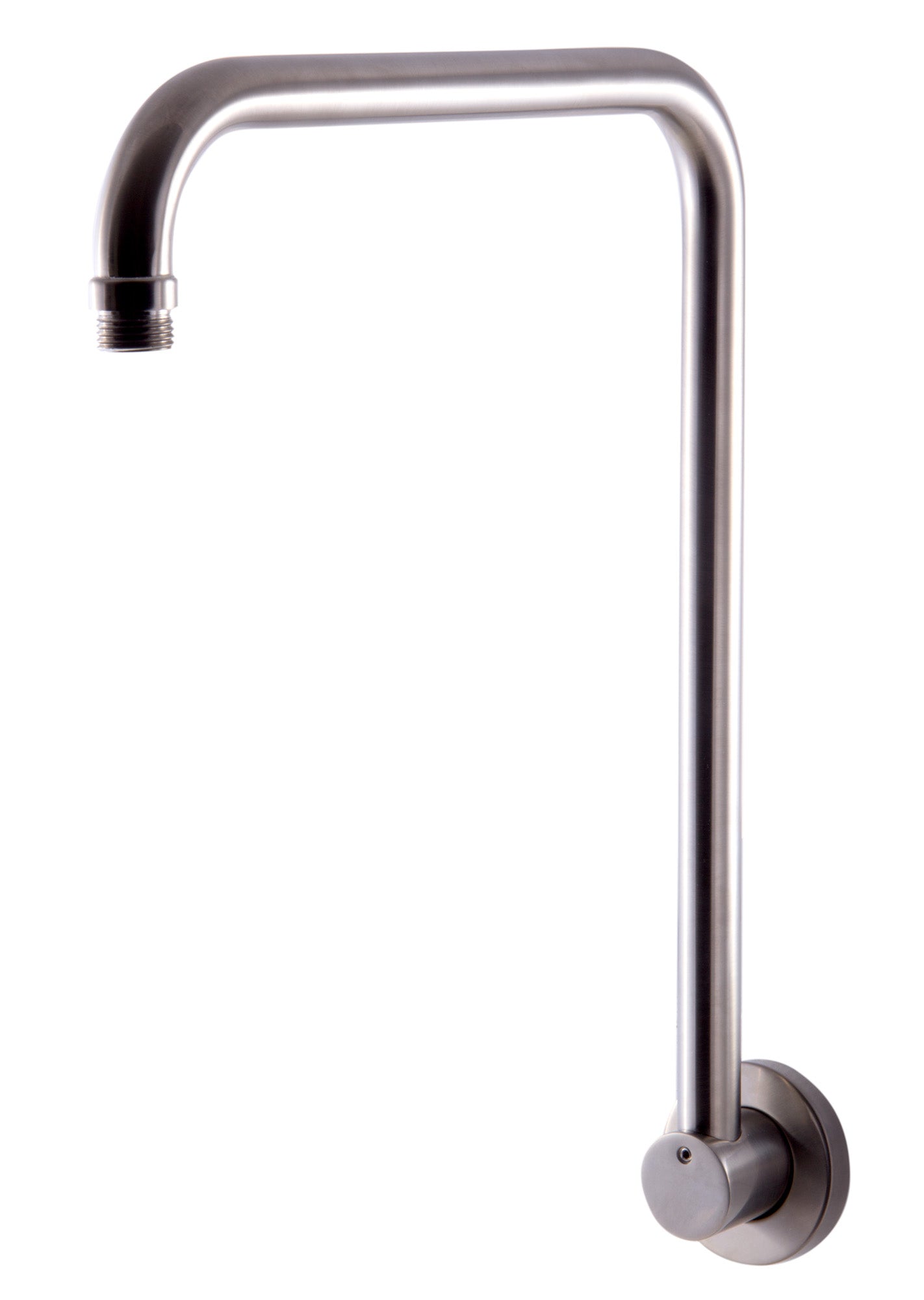 Alternate Image for ALFI brand AB12GRW-BN Brushed Nickel 12" Round Raised Wall Mounted Shower Arm, Brass
