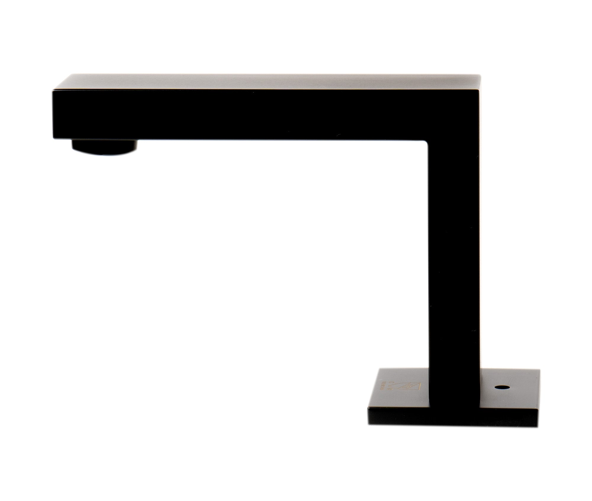 Alternate Image for ALFI brand 1.2 GPM Knob Straight Spout Bathroom Faucet, Modern, Black Matte, AB1322-BM