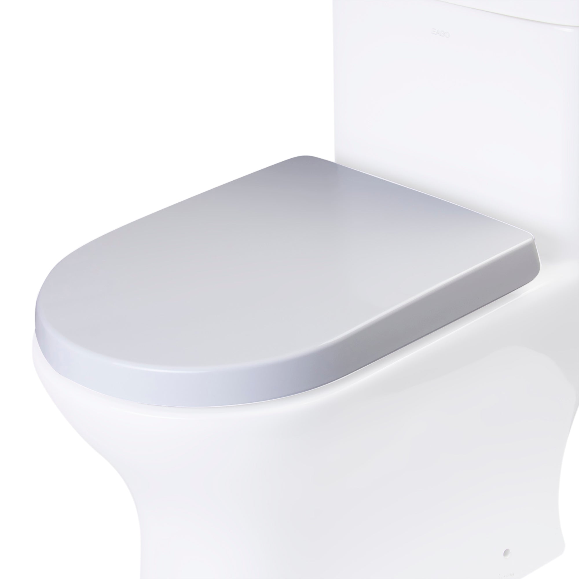 Alternate Image for EAGO Plastic, White, R-353SEAT Replacement Soft Closing Toilet Seat for TB353
