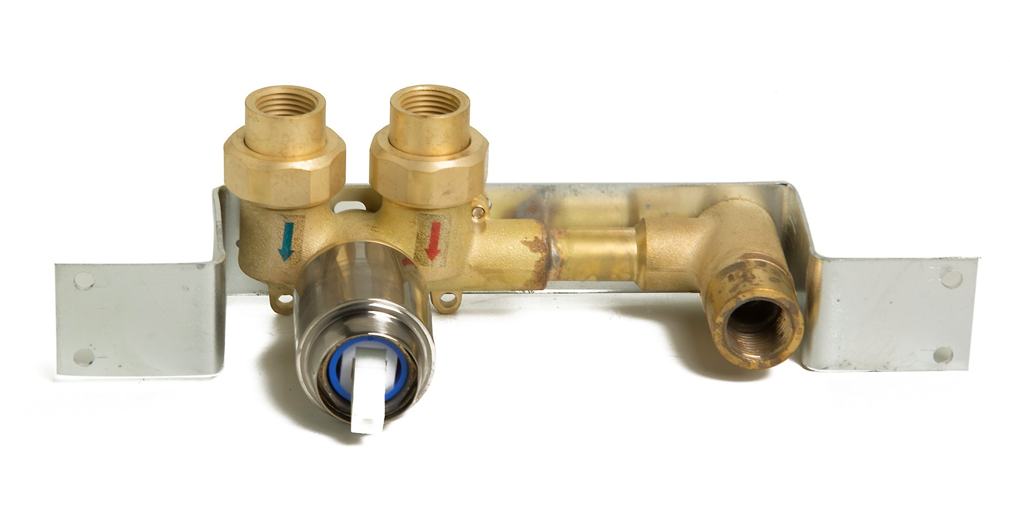 Alternate Image for ALFI Brushed Nickel Single Lever Wallmount Bathroom Faucet, AB1468-BN