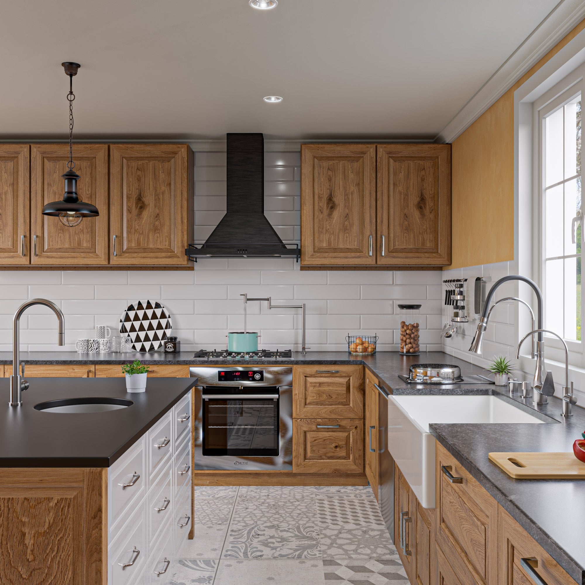 Alternate Image for ALFI Brushed Stainless Steel Retractable Pot Filler Faucet, AB5018-BSS