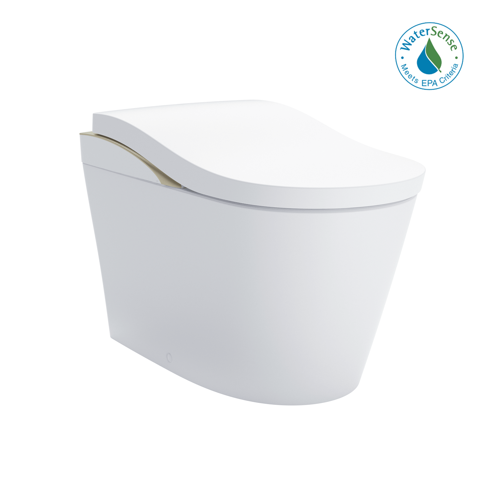 Alternate Image for TOTO NEOREST LS Dual Flush 1.0 or 0.8 GF Integrated Bidet Toilet, Cotton White with Nickel Trim, Vitreous China and Plastic, MS8732CUMFG#01N