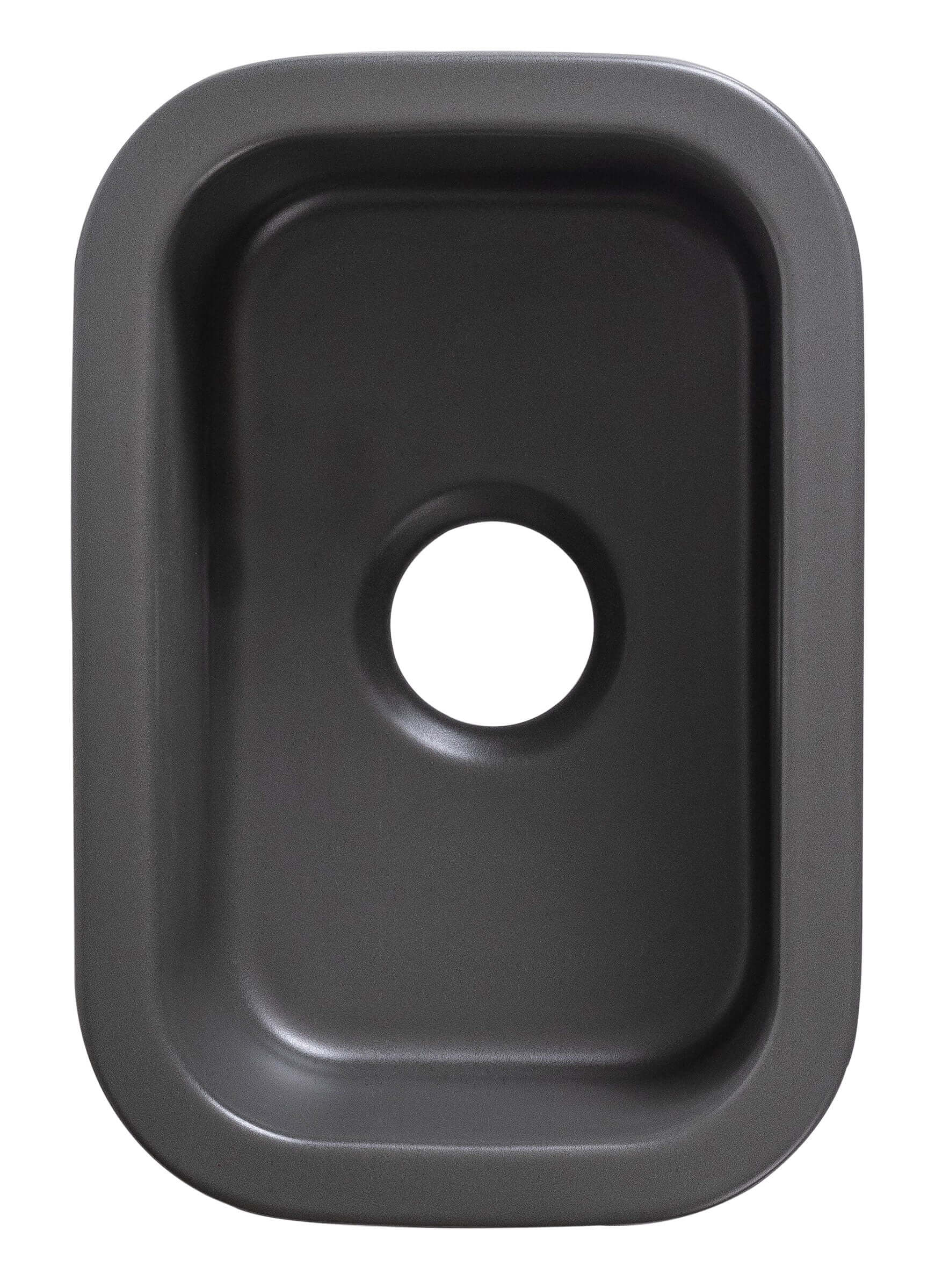 ALFI brand 19 rectangle fireclay bar/prep sink gray matte product image