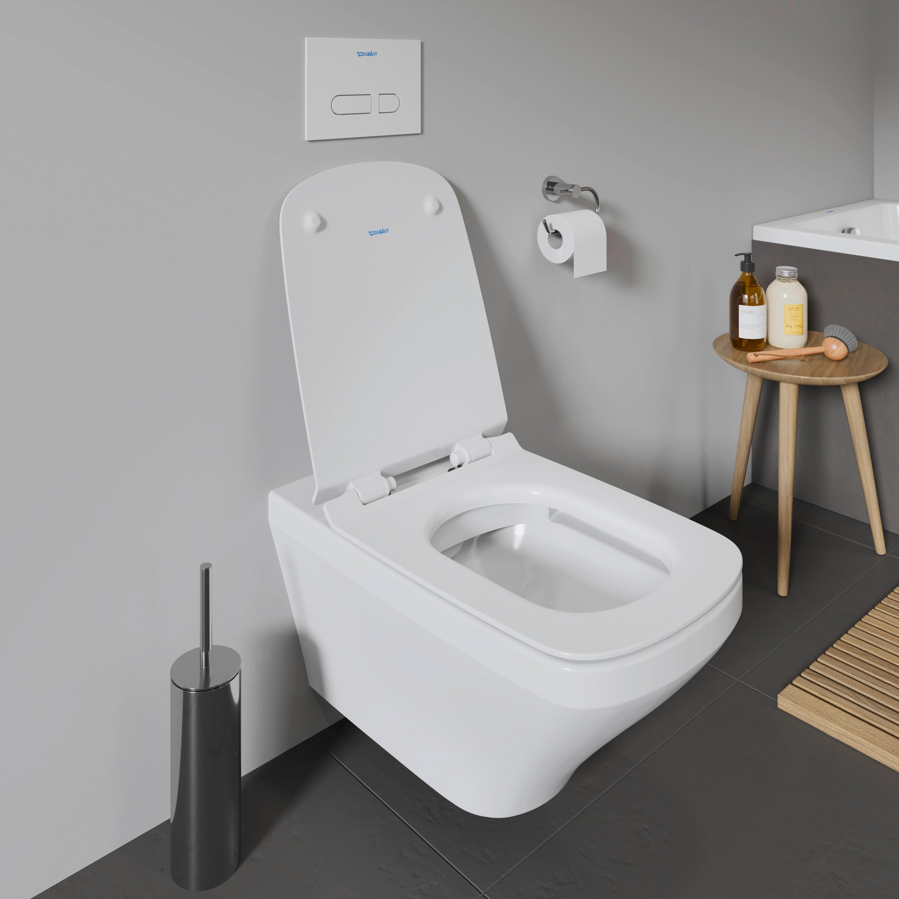 DuraStyle Elongated Slow Close Toilet Seat in White