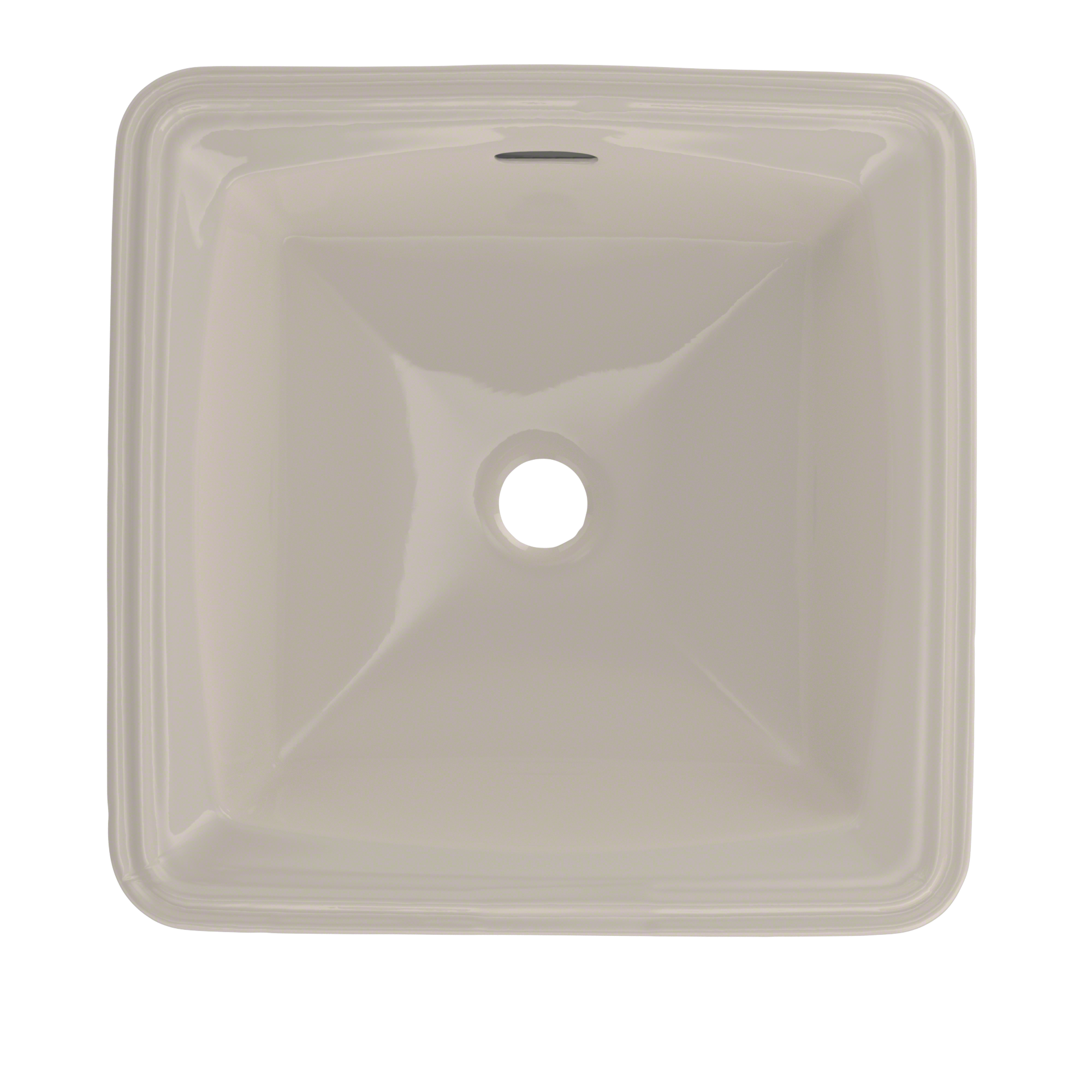 TOTO Connelly Square Undermount Bathroom Sink with CEFIONTECT, Sedona Beige, Vitreous China, LT491G#12