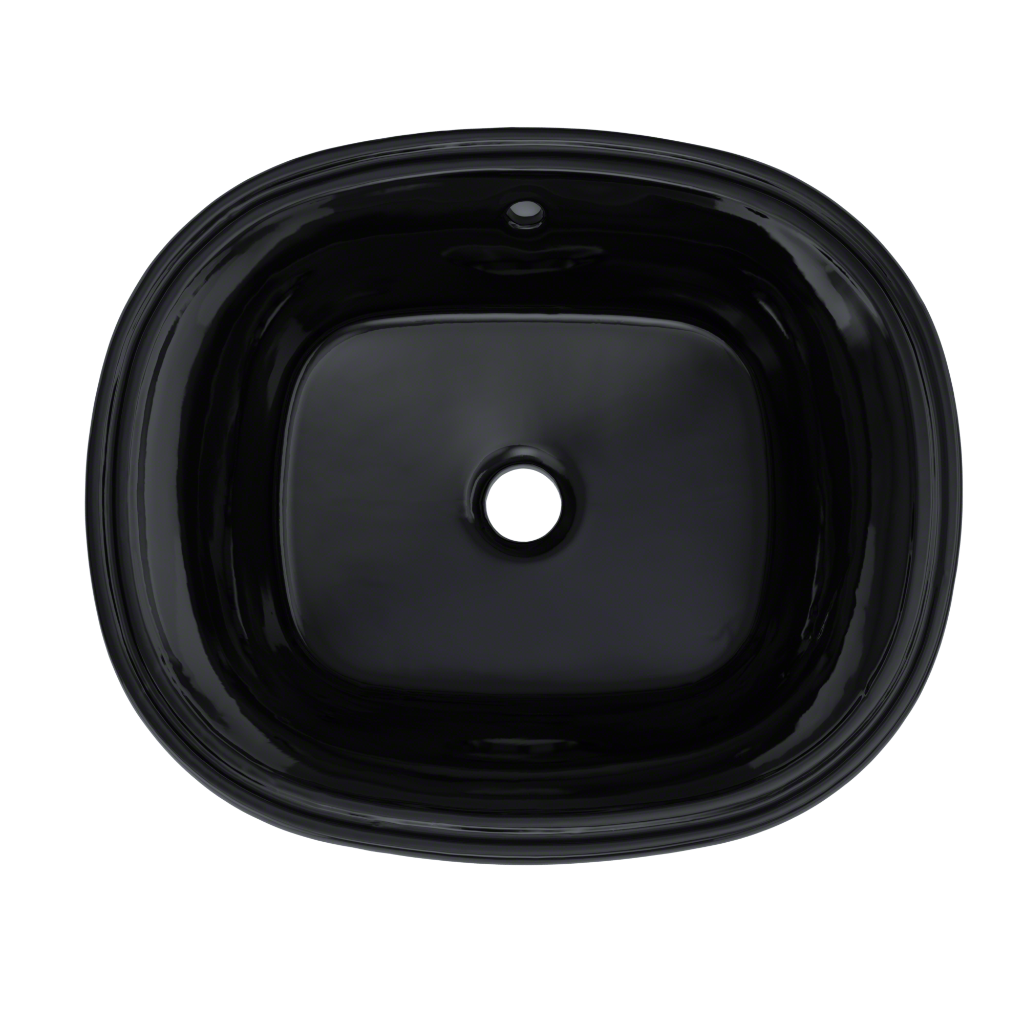 TOTO Maris 17-5/8" x 14-9/16" Oval Undermount Bathroom Sink, Ebony, Vitreous China, LT483#51