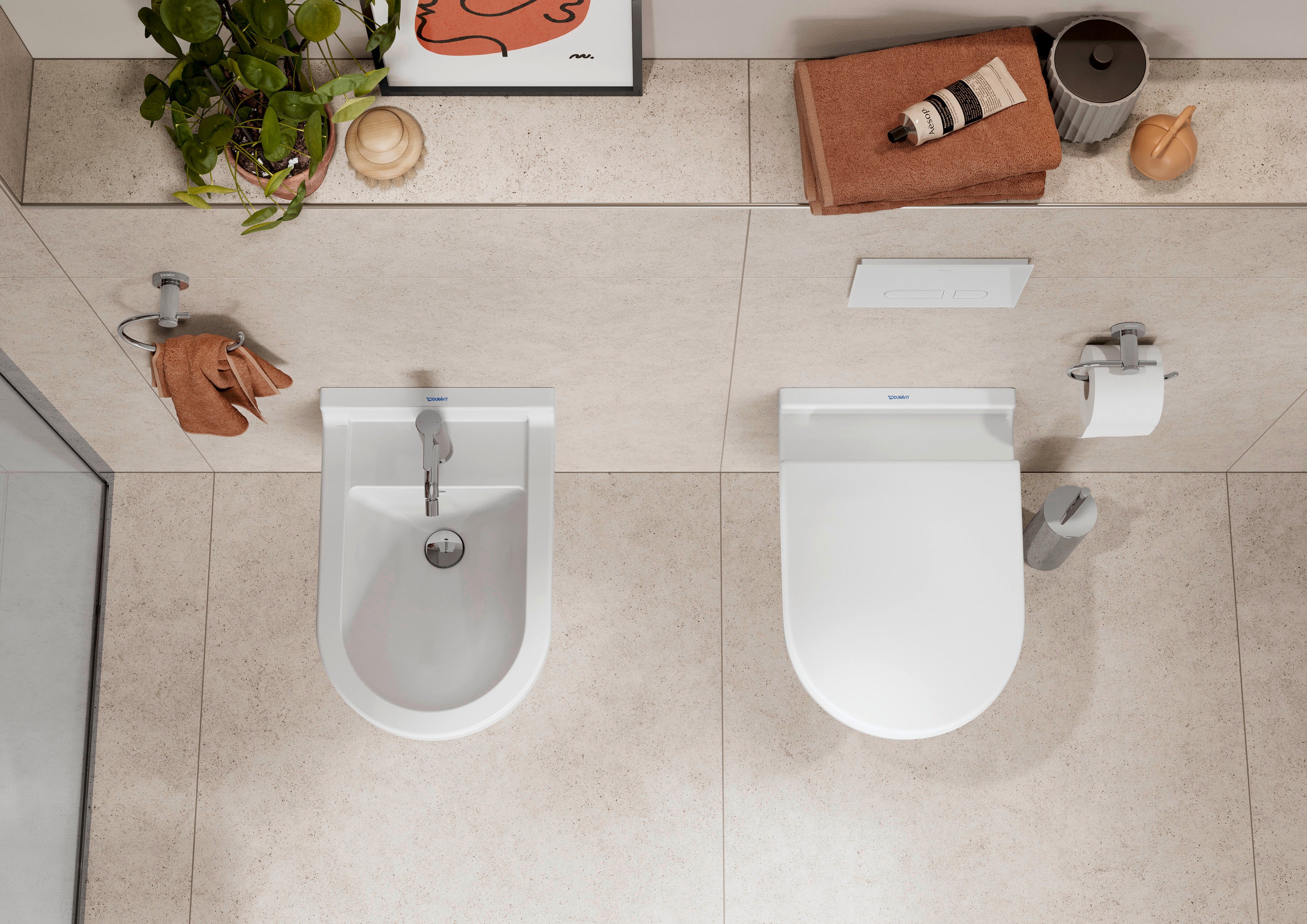 Starck 3 Elongated Slow Close Toilet Seat in White
