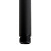 Alternate Image for ALFI brand ABSA6R-BM Black Matte 6" Round Ceiling Shower Arm, Brass