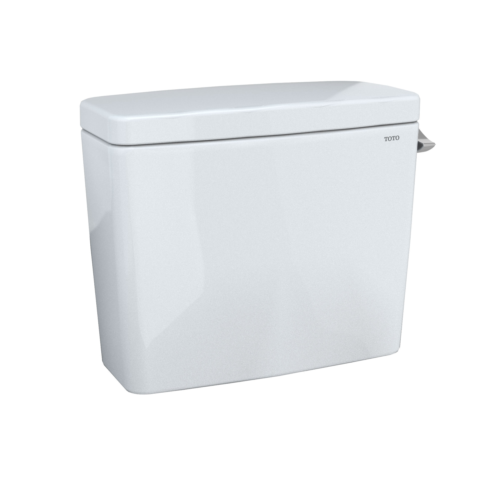 TOTO Drake 1.28 GPF Toilet Tank with Right-Hand Trip Lever, Cotton White, Vitreous China, ST776ER#01
