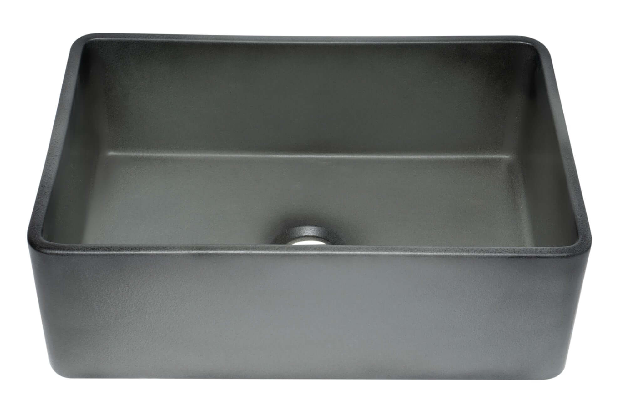 Alternate Image for ALFI brand 30" Fireclay Farmhouse Sink, Concrete, ABCO3020SB