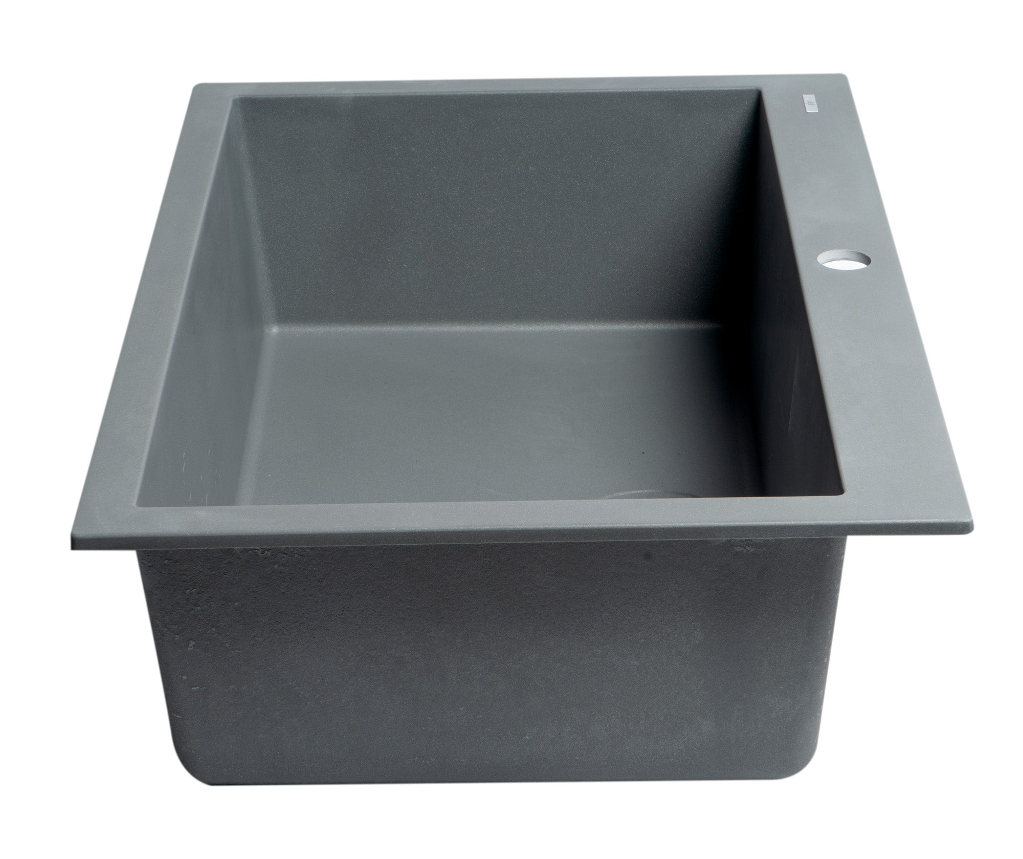 Alternate Image for ALFI brand AB3020DI-T Titanium 30" Drop-In Single Bowl Granite Composite Kitchen Sink
