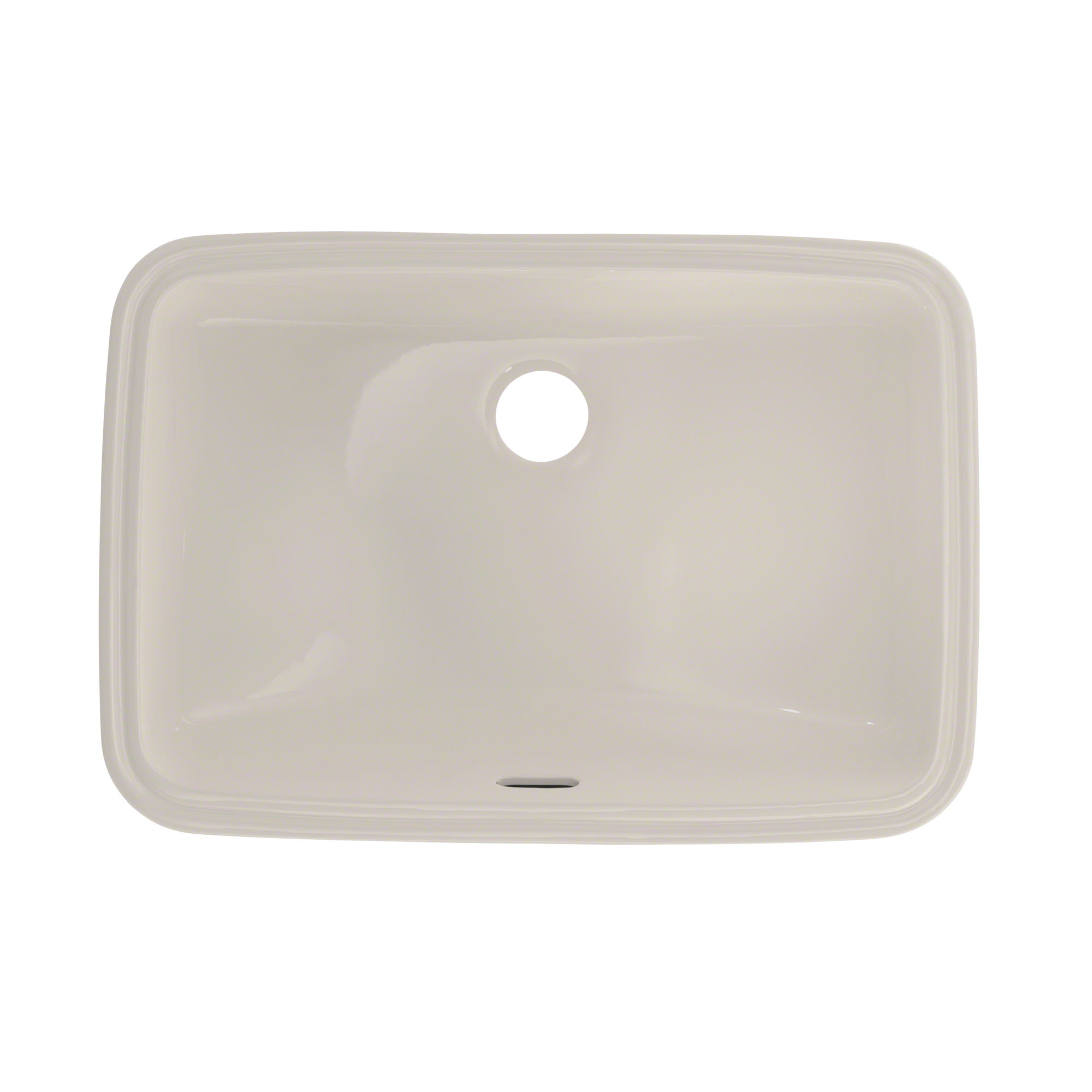 TOTO 19" x 12-3/8" Rectangular Undermount Bathroom Sink with CEFIONTECT, Sedona Beige, Vitreous China, LT542G#12