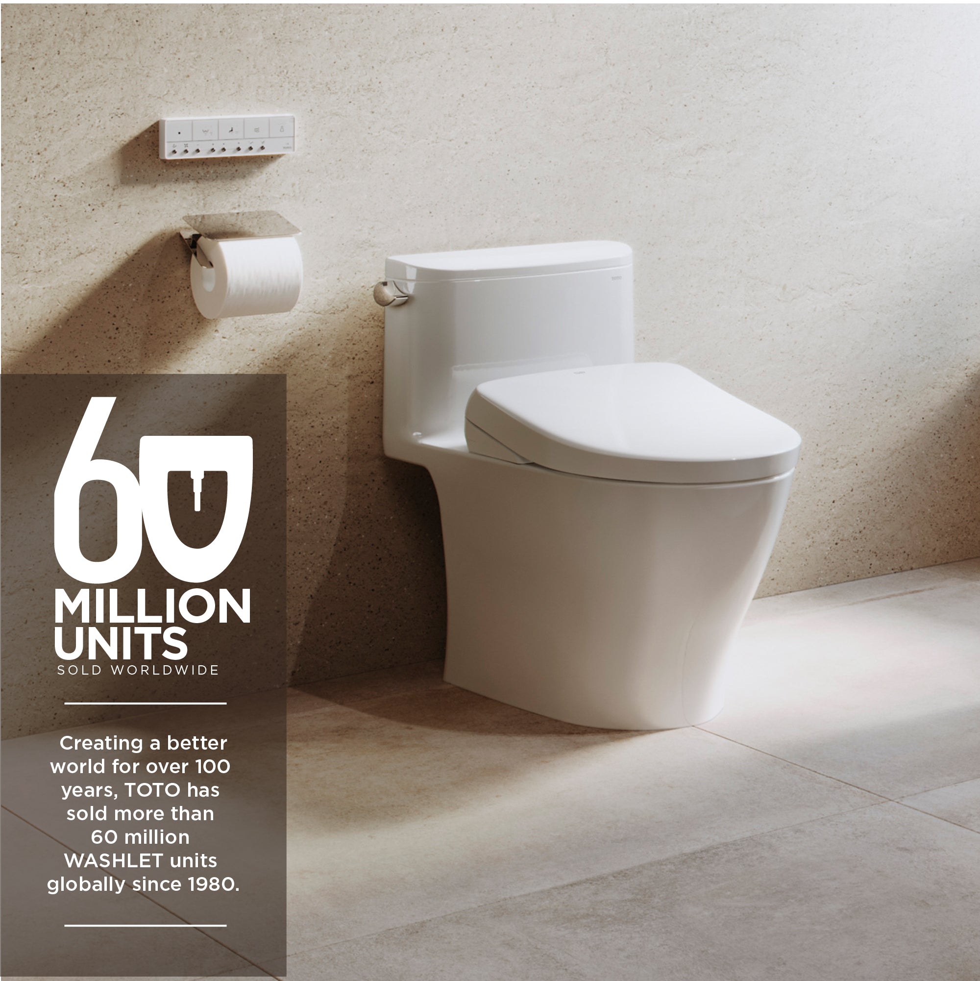Alternate Image for TOTO S7 WASHLET+ Electronic Bidet Toilet Seat with EWATER+ Bowl and Wand Cleaning and Contemporary Lid, Elongated, Cotton White, Plastic, SW4726AT40#01