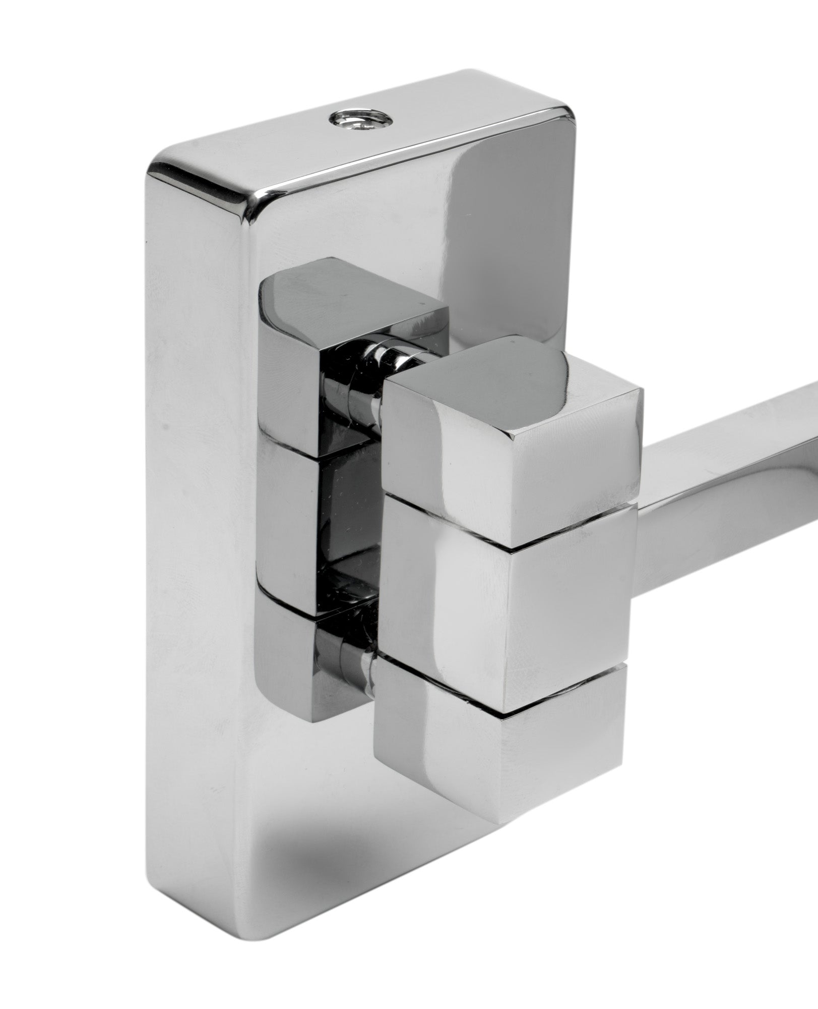 Alternate Image for ALFI brand ABM8WS-PC 8" Square Wall Mounted 5x Magnify Cosmetic Mirror