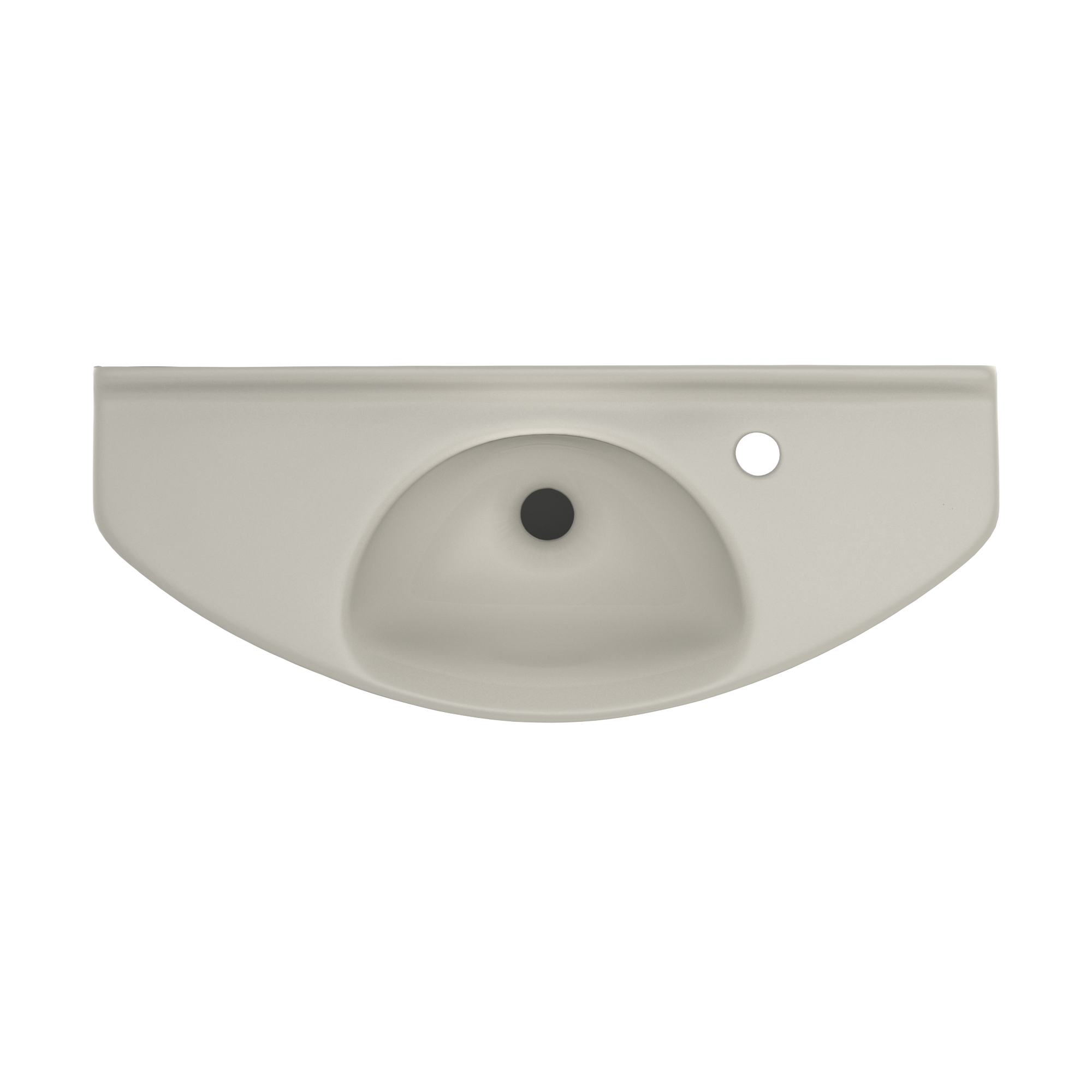 TOTO Oval Wall-Mount Bathroom Sink with CEFIONTECT, Sedona Beige, Vitreous China, LT650G#12