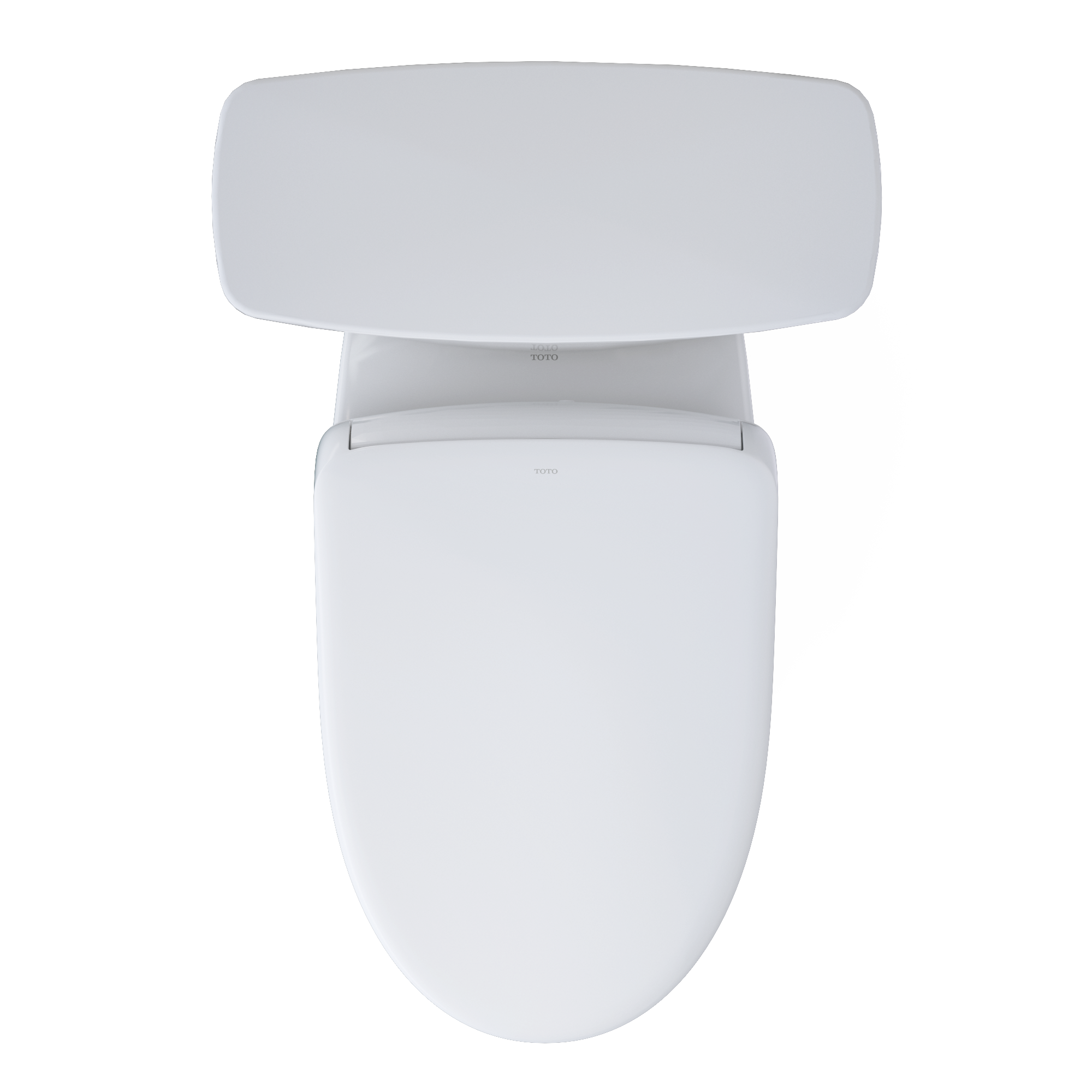 Alternate Image for TOTO Drake Transitional WASHLET+ Two-Piece Elongated 1.28 GPF TORNADO FLUSH Toilet and S7 Bidet Seat with Auto Flush, Cotton White, Vitreous China|Plastic, MW7864726CEGA#01