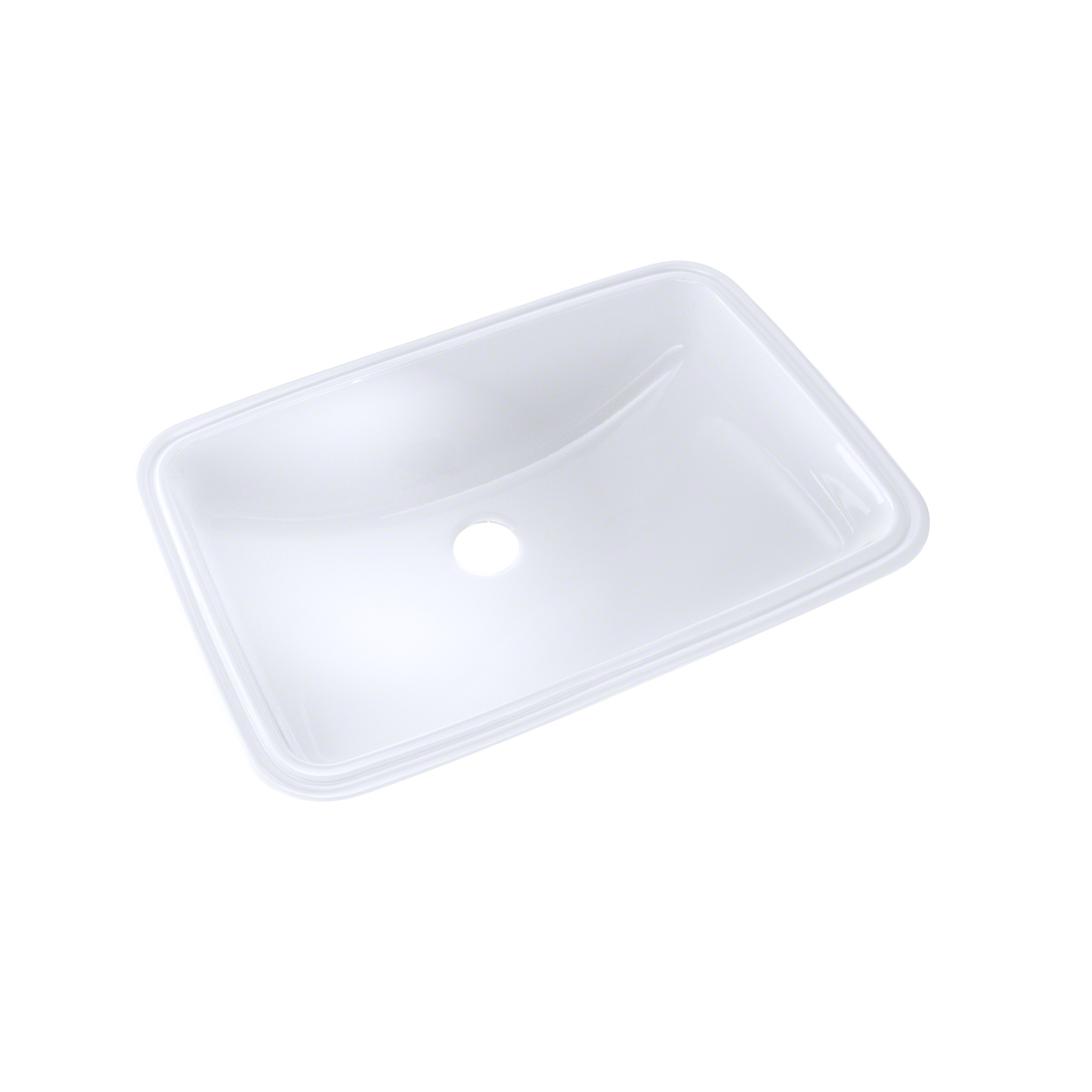 Alternate Image for TOTO 19" x 12-3/8" Rectangular Undermount Bathroom Sink with CEFIONTECT, Cotton White, Vitreous China, LT542G#01