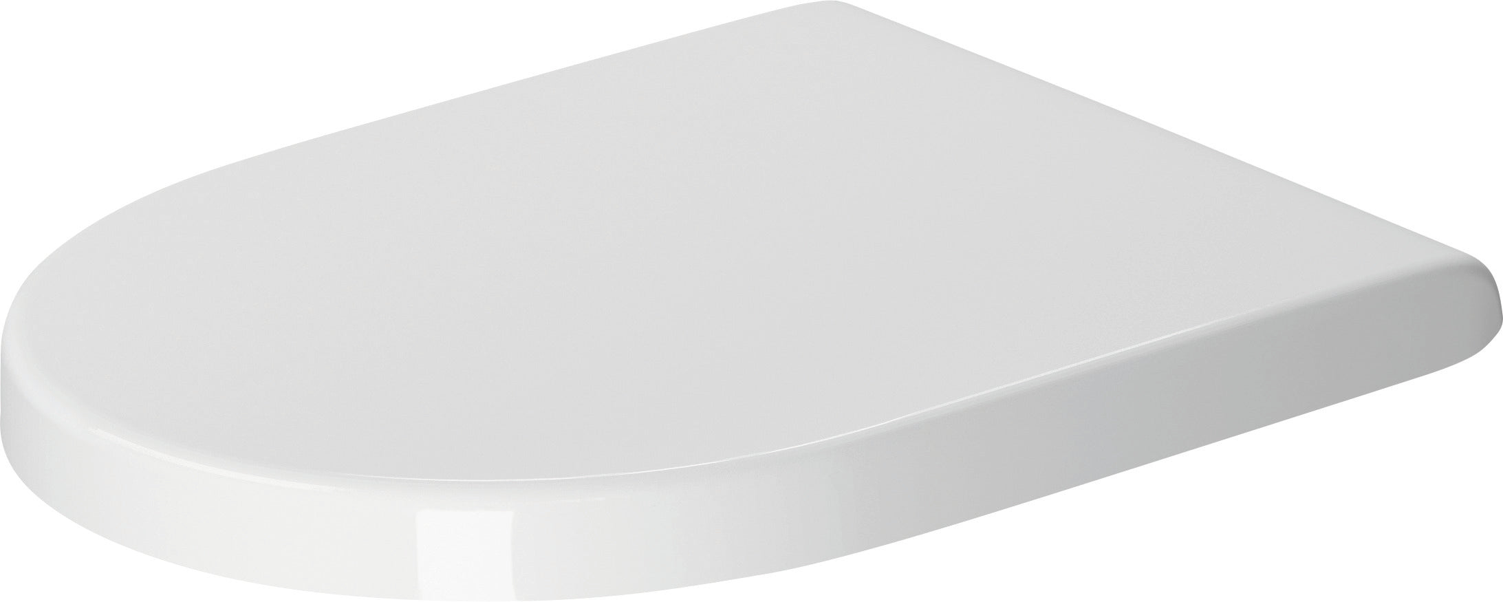 Starck 3 Elongated Slow Close Toilet Seat in White